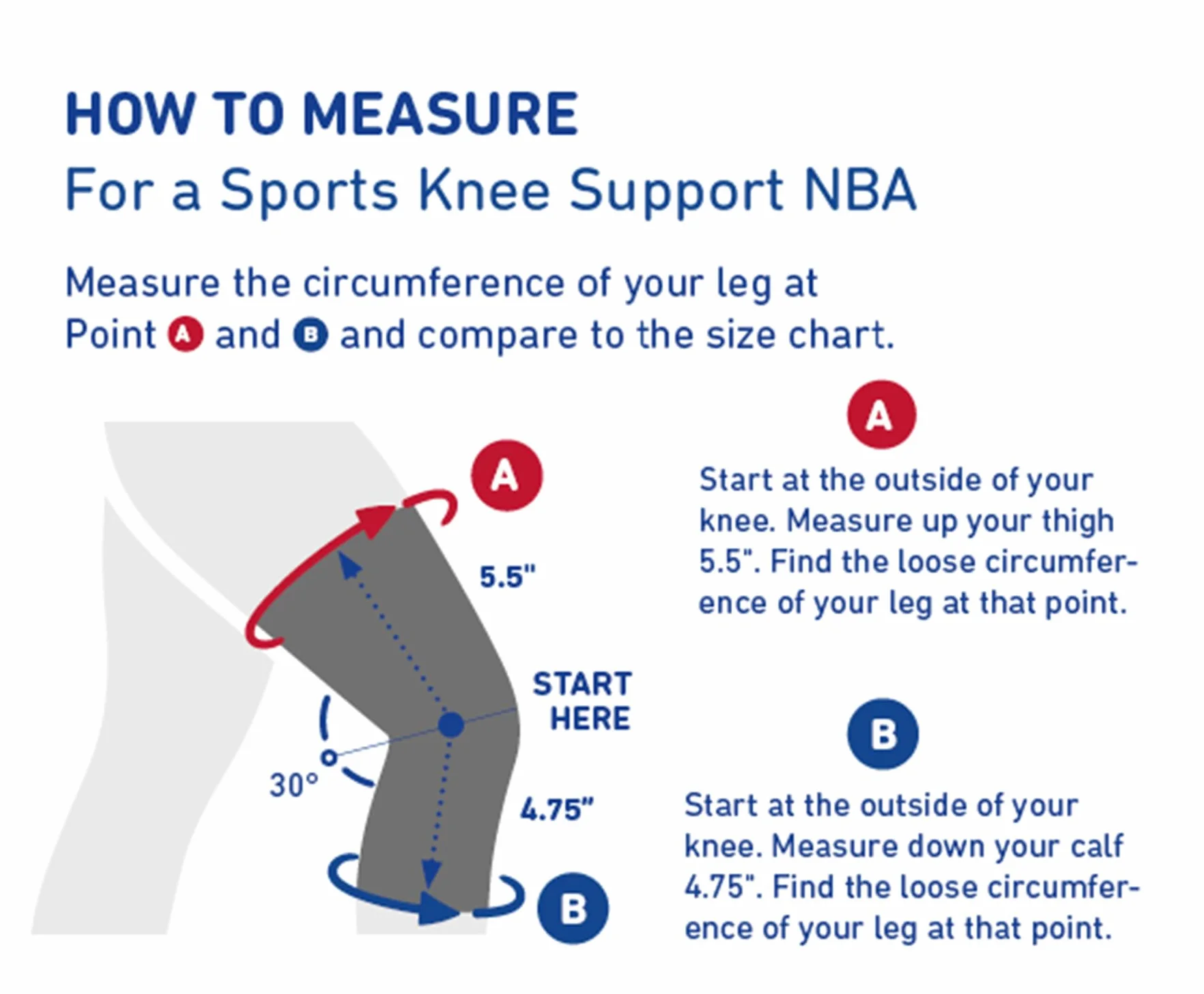 Bauerfeind Opaska na kolano "Knee Support NBA" Unisex, 1 Sportowe kolana do koszykówki, Na prawe lub lewe kolano