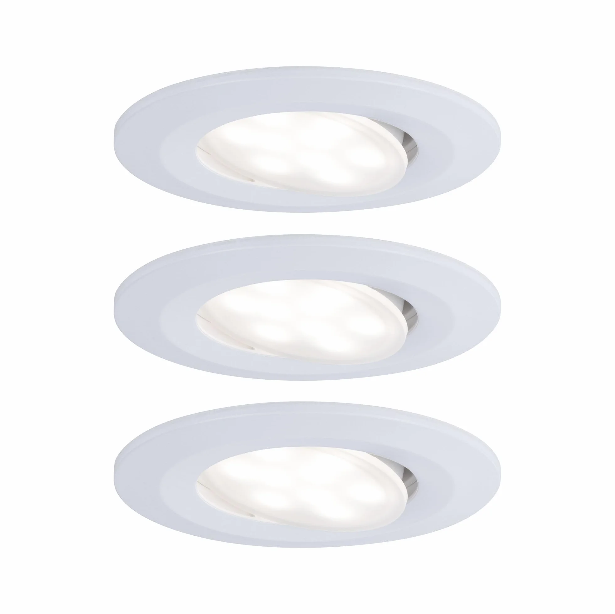 Paulmann 99931 LED oprawa do zabudowy Calla, okrągła, 3x6,5W, IP65, możliwość ściemniania, biały matowy, 4000K