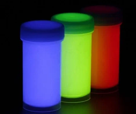 Zestaw farb fluorescencyjnych niewidocznych 3 x 100 ml niebieski zielony czerwony
