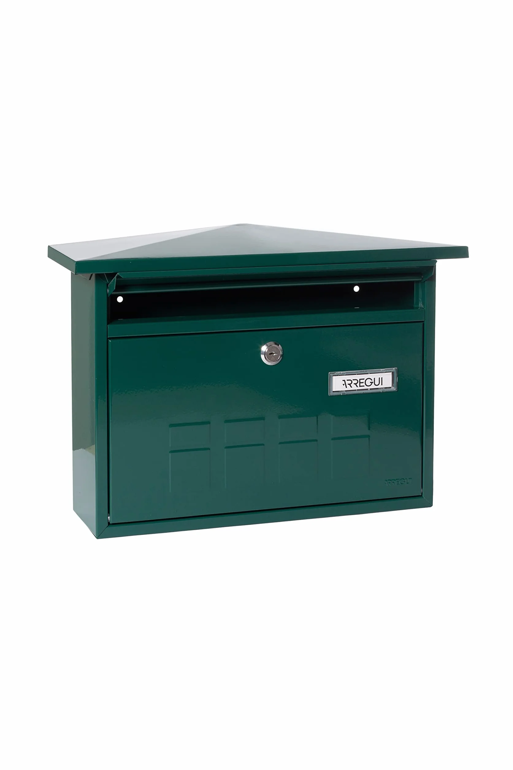 ARREGUI Deco E5703 skrzynka na listy ze stali ocynkowanej, rozmiar M (DIN A4), pozioma, zewnętrzna