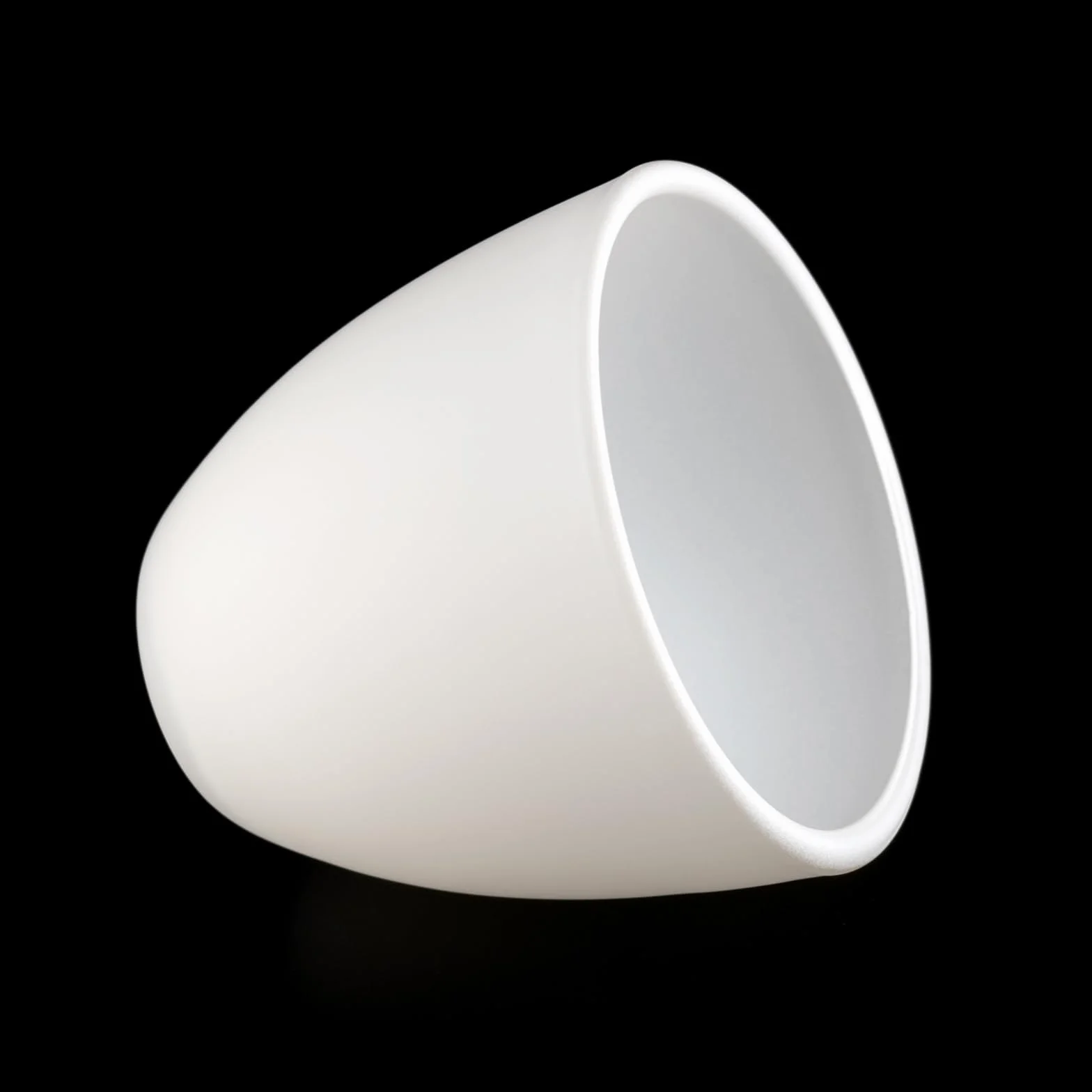 ORION LIGHTSTYLE Szklany abażur na wymianę biały G9 Średnica otworu ø 22mm Wysokość 50mm Stożek