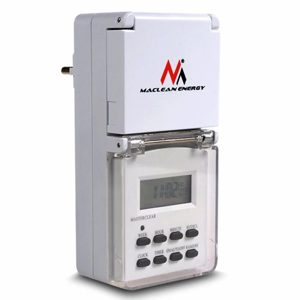 Maclean Energy - Maclean MCE08 Zewnętrzny timer cyfrowy 10 programów
