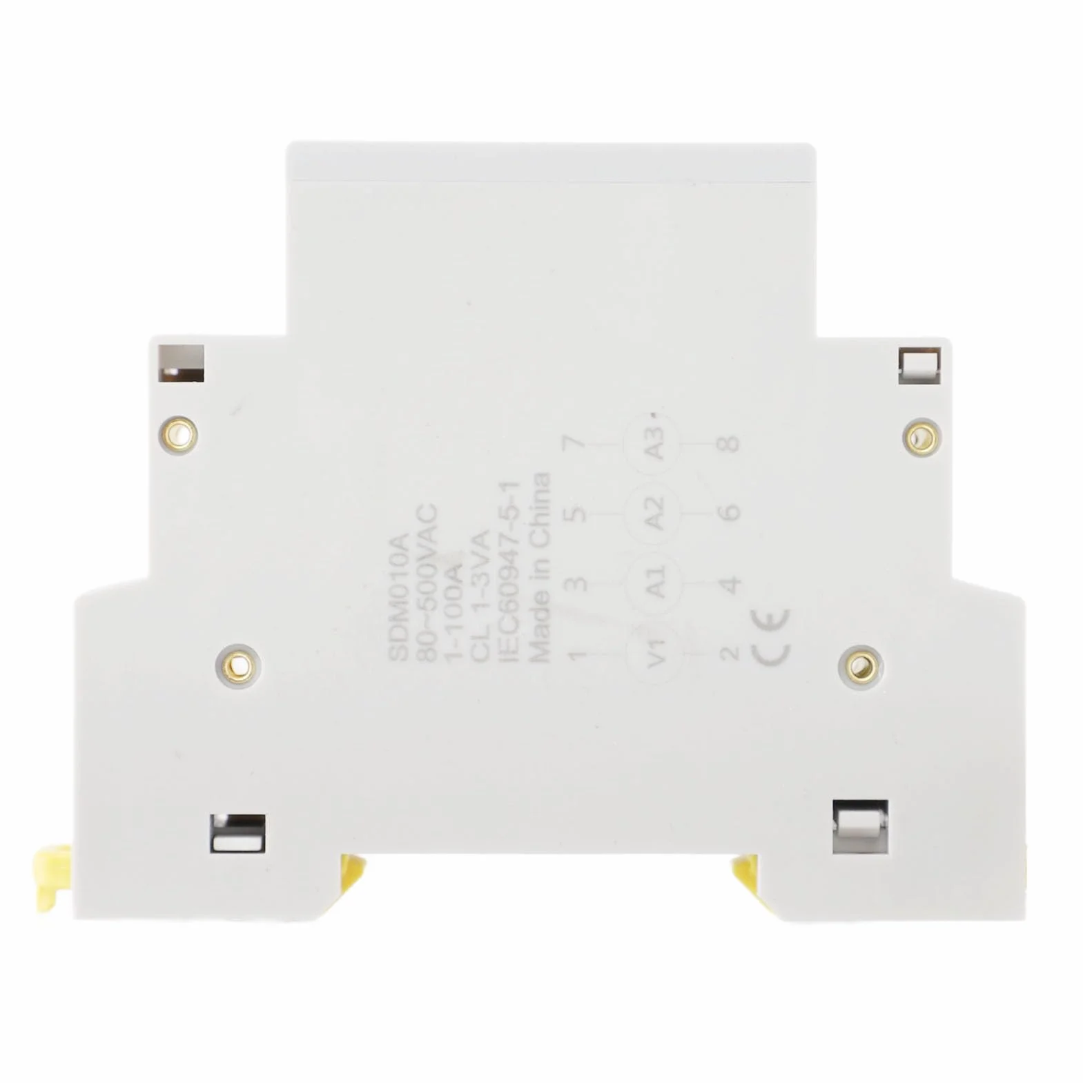 3-fazowy Amperomierz Cyfrowy LED Na szynę DIN AC80-500V 1-100A