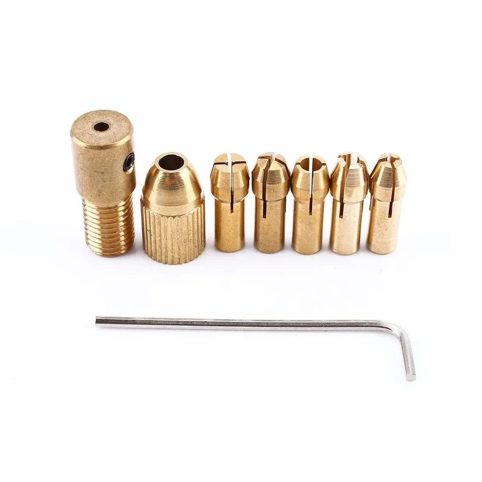 8 szt. uchwyt wiertarski 0,5 mm-3 mm zestaw wierteł ręcznych Micro Twist