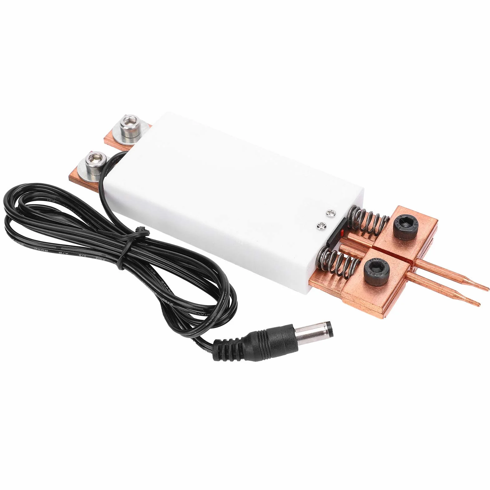 Ręczna zgrzewarka punktowa DC4-12V biała zintegrowana DIY automatyczny spust