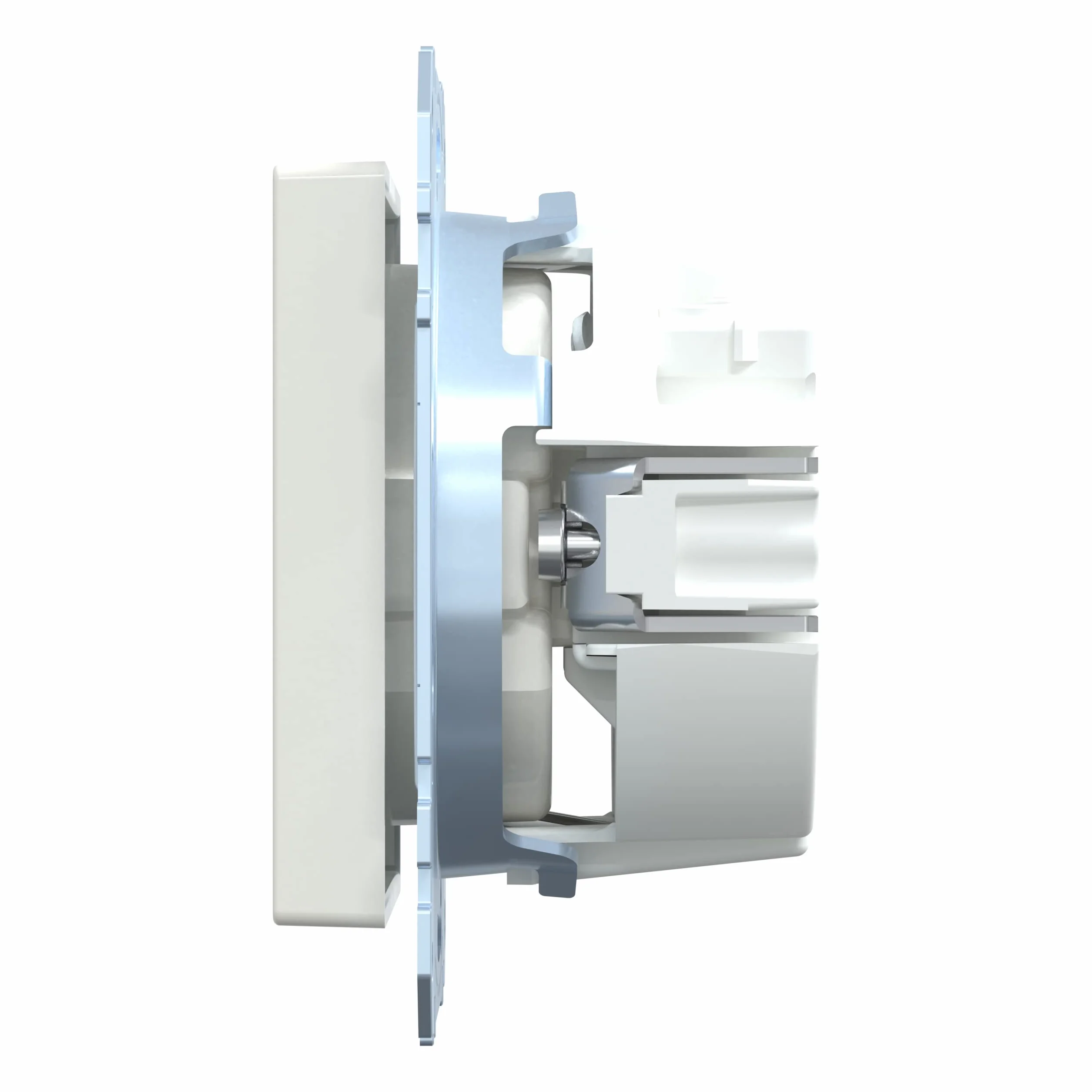 Merten MEG2301-0319 Tipo F Schuko Bianco cassetta di scarico