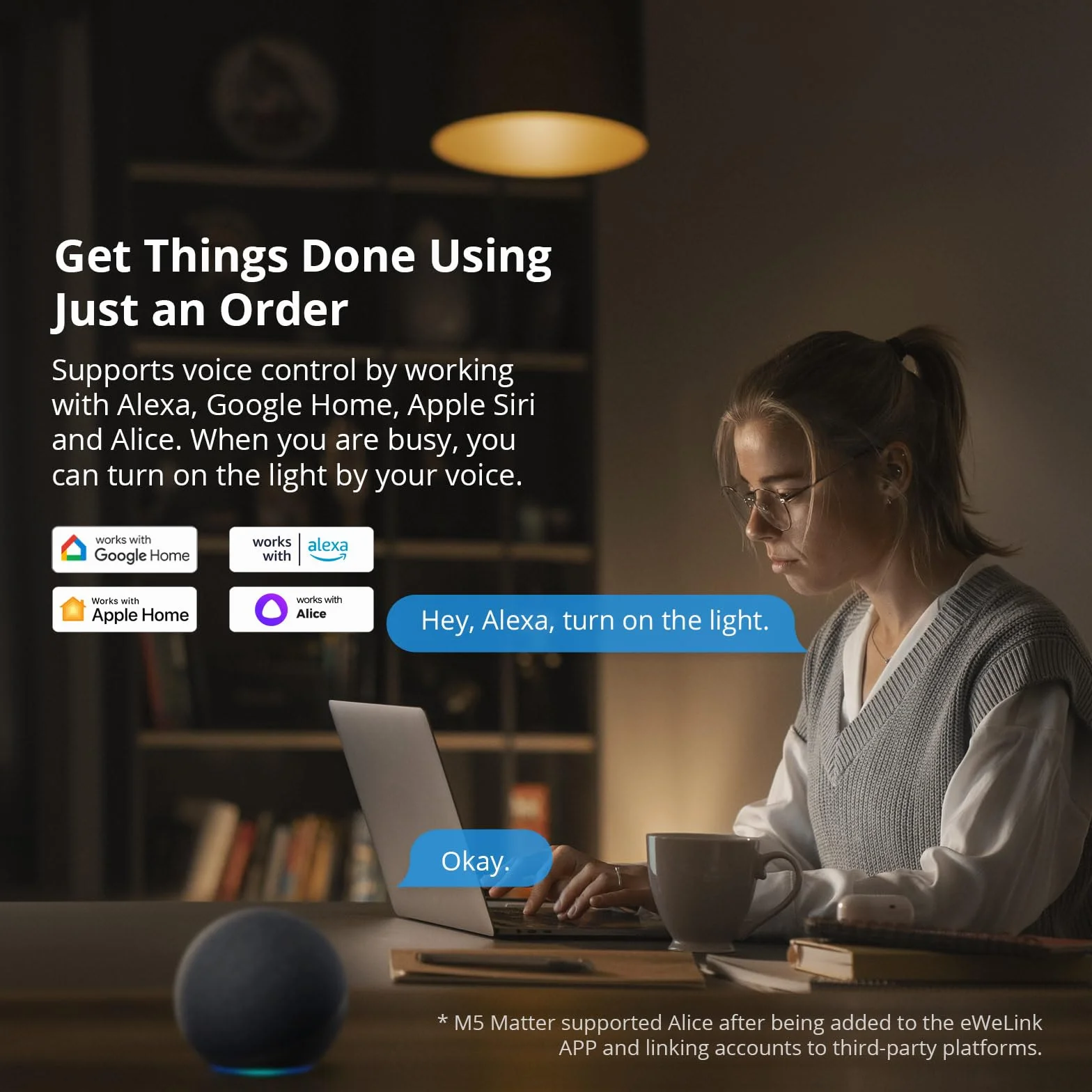 SONOFF Inteligentny przełącznik ścienny WiFi, M5 Matter 3 Gang Type 86 z synchronizacją, sterowaniem głosowym, kompatybilny z Matter i Alexa oraz Google Home (wymagany przewód neutralny)