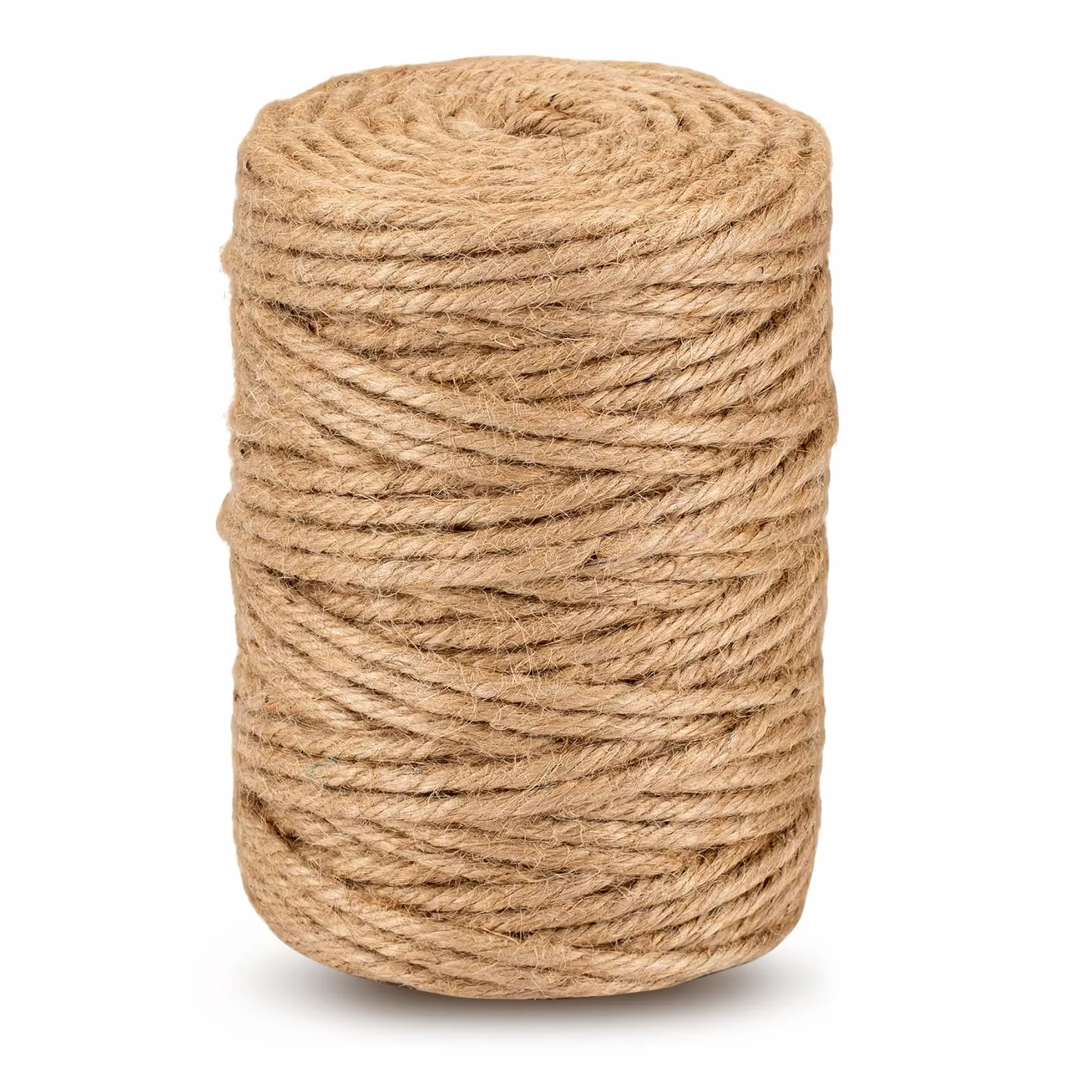 Sznurek jutowy naturalny 4 mm x 60 m, sizalowy konopny gruby do wiązania rzemiosła