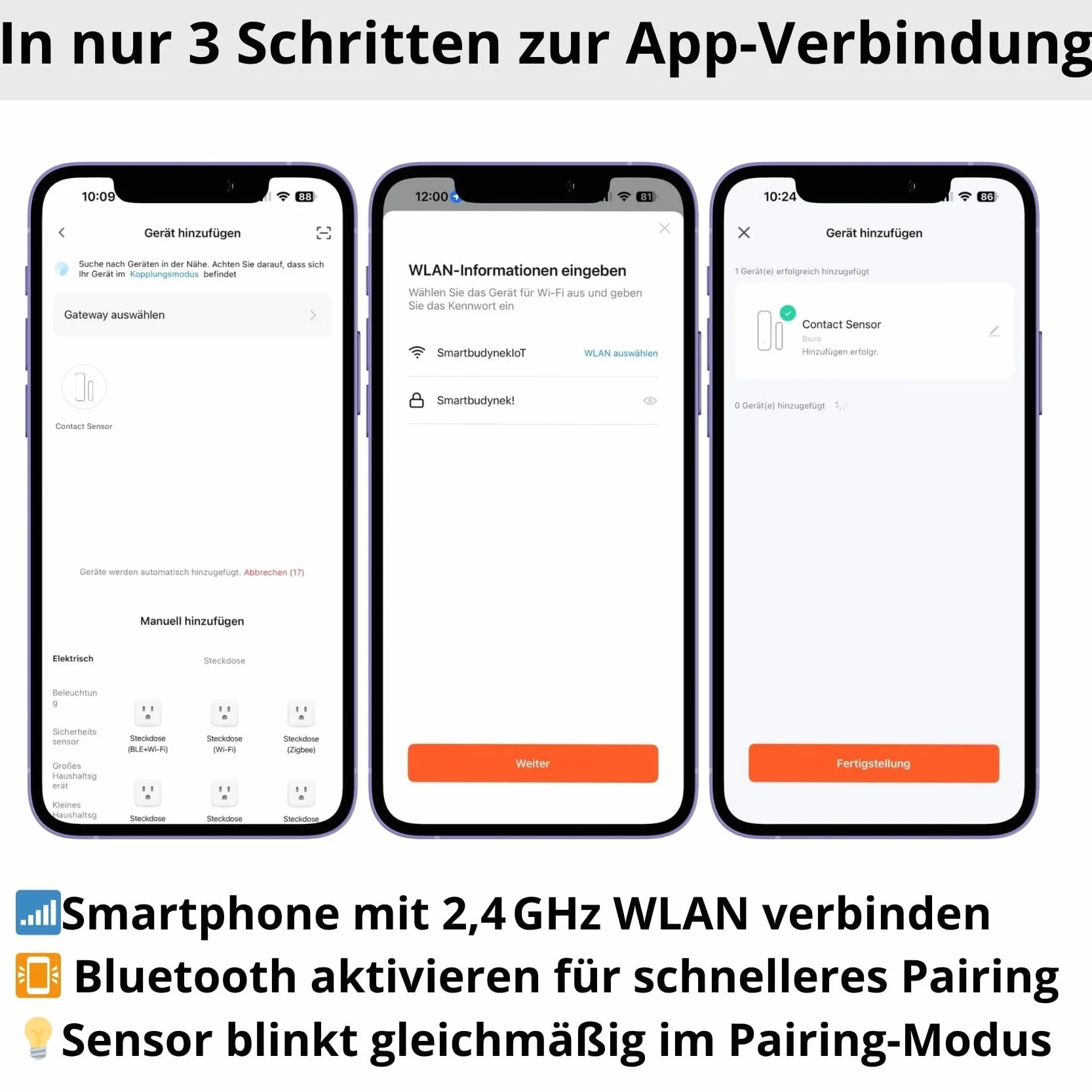 Czujnik otwarcia drzwi i okna WIFI TUYA SMART
