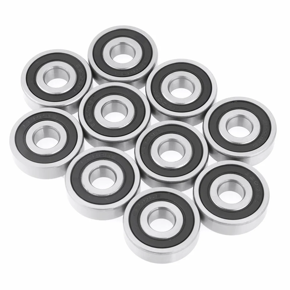 Łożysko kulkowe 6200-2RS 10x30x9 mm gumowa uszczelka miniaturowe łożysko