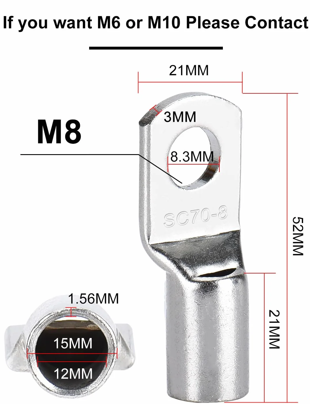 Kabel do akumulatora 50 mm2 0 AWG 80 cm silikonowy miękki elastyczny odporny na wysokie temperatury rura falista