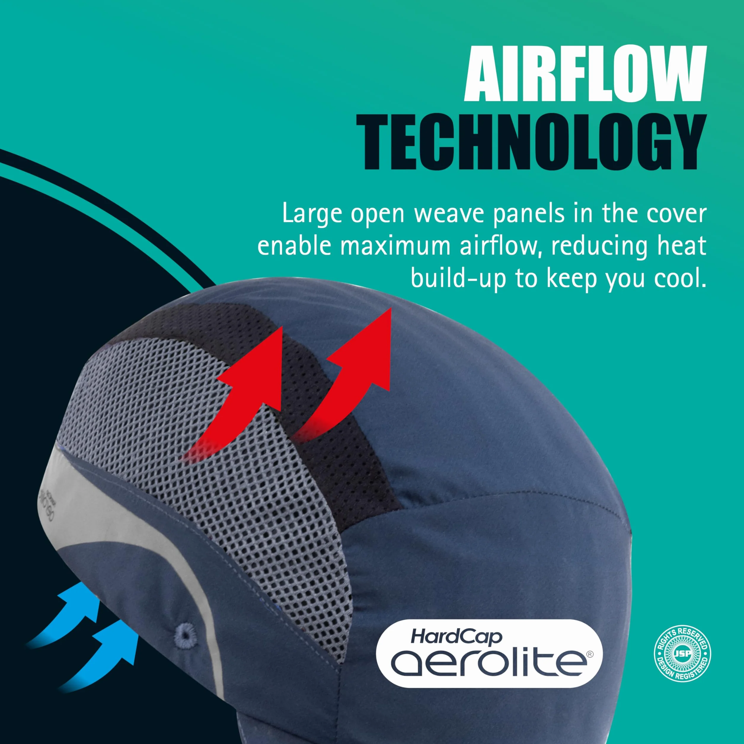 JSP HardCap Aerolite Micro Peak Czarny Kask Ochronny