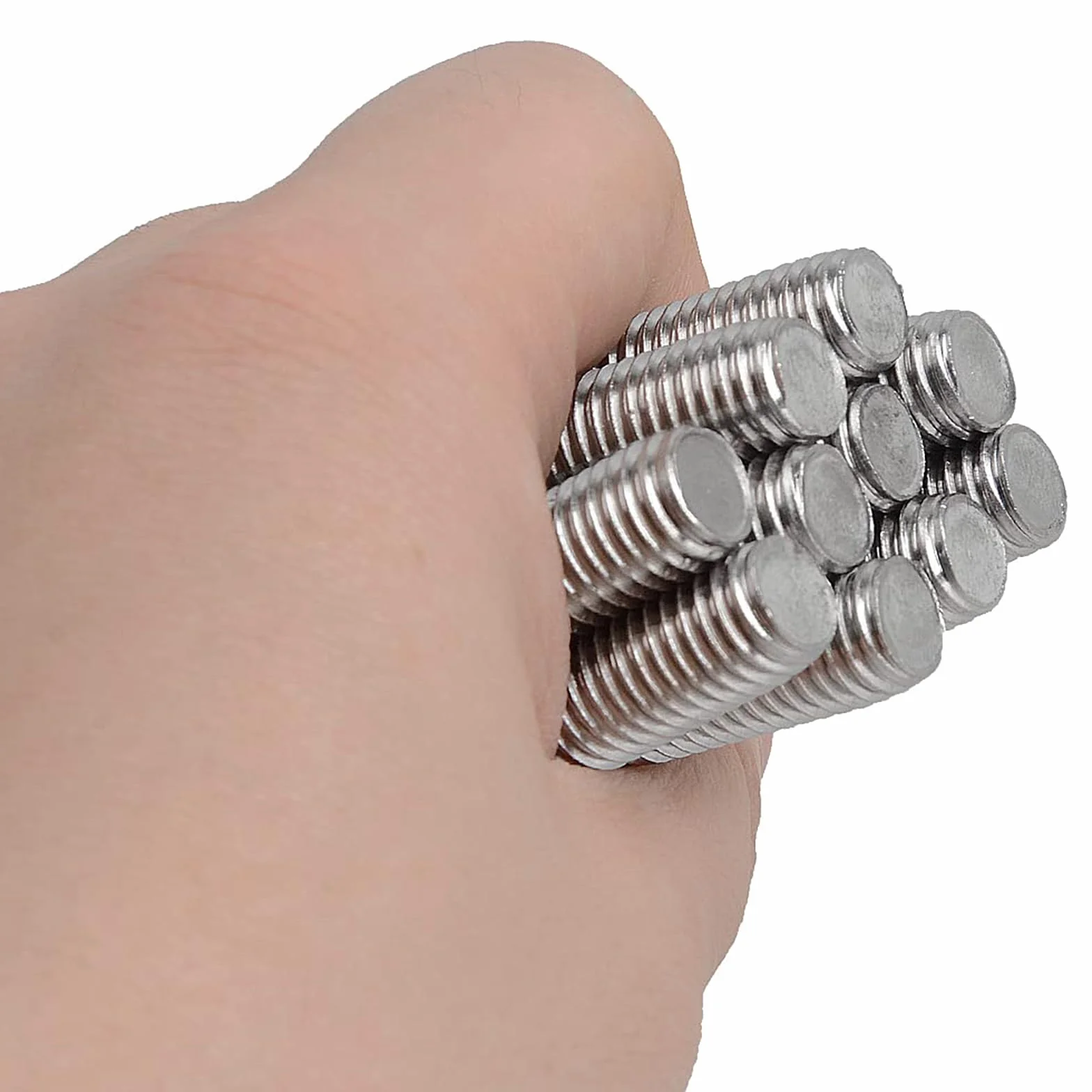 Dayalo Pręt Gwintowany M6 x 100 mm Stal Szlachetna A2 V2A Pełny Gwint DIN 975 Zestaw 12 sztuk