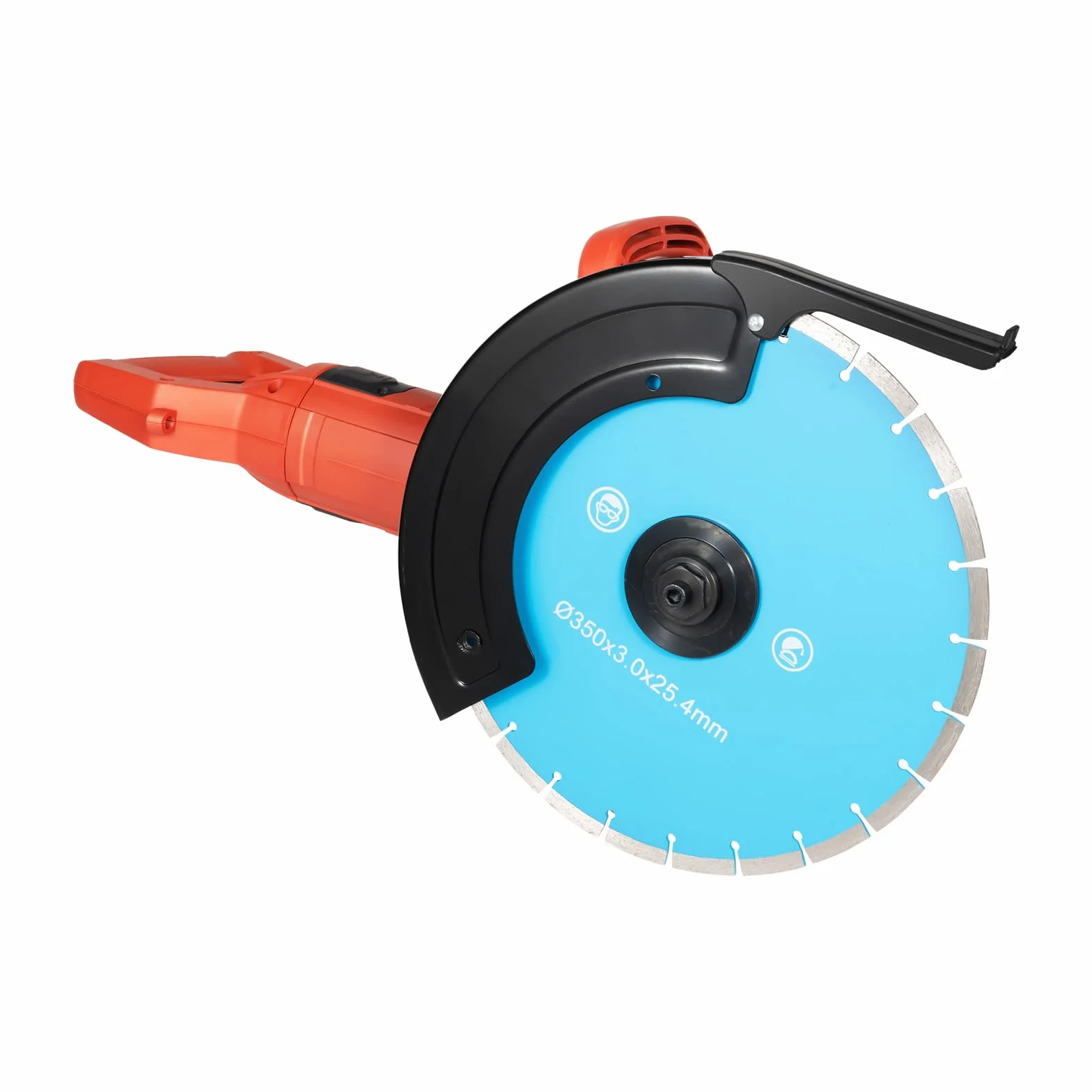 Elektryczna piła do betonu 3000 W 3800 obr/min średnica tarczy 35 cm przecinarka do kamienia 13,5 cm regulowana głębokość cięcia