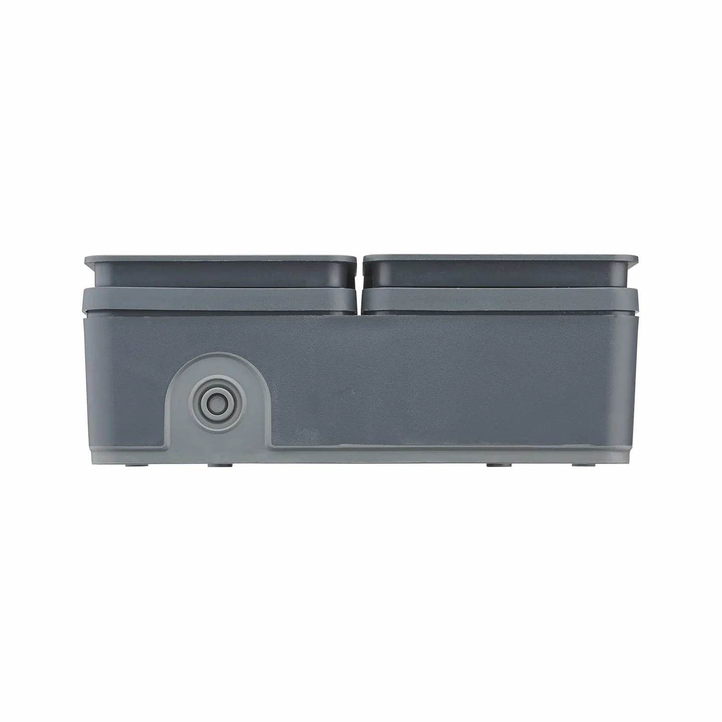 DEBFLEX 730421 Cyklone Gniazdo 2P+T Podwójne FR H IP55 Antracyt