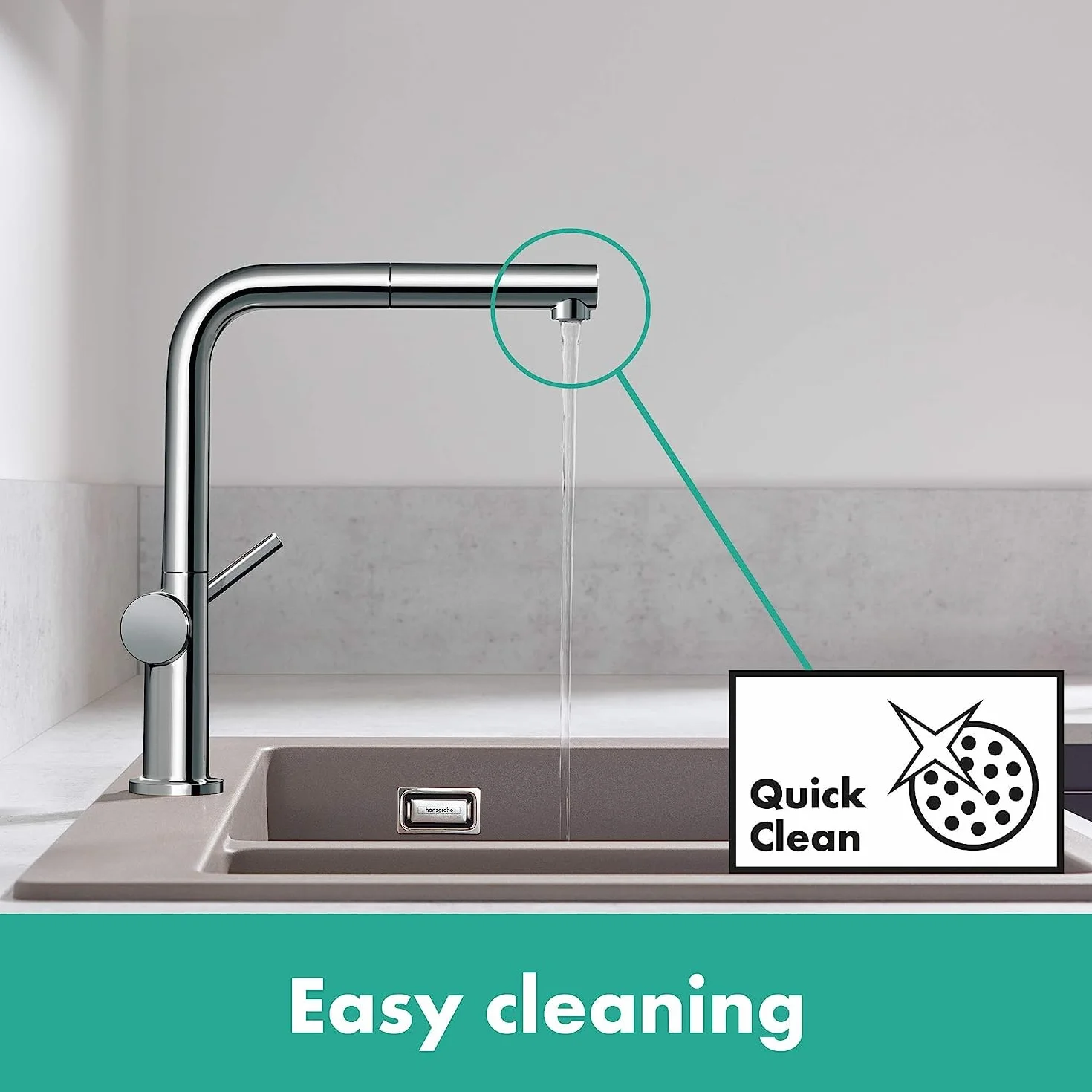 Hansgrohe Talis M54 Bateria Kuchenna 270 mm Srebrny