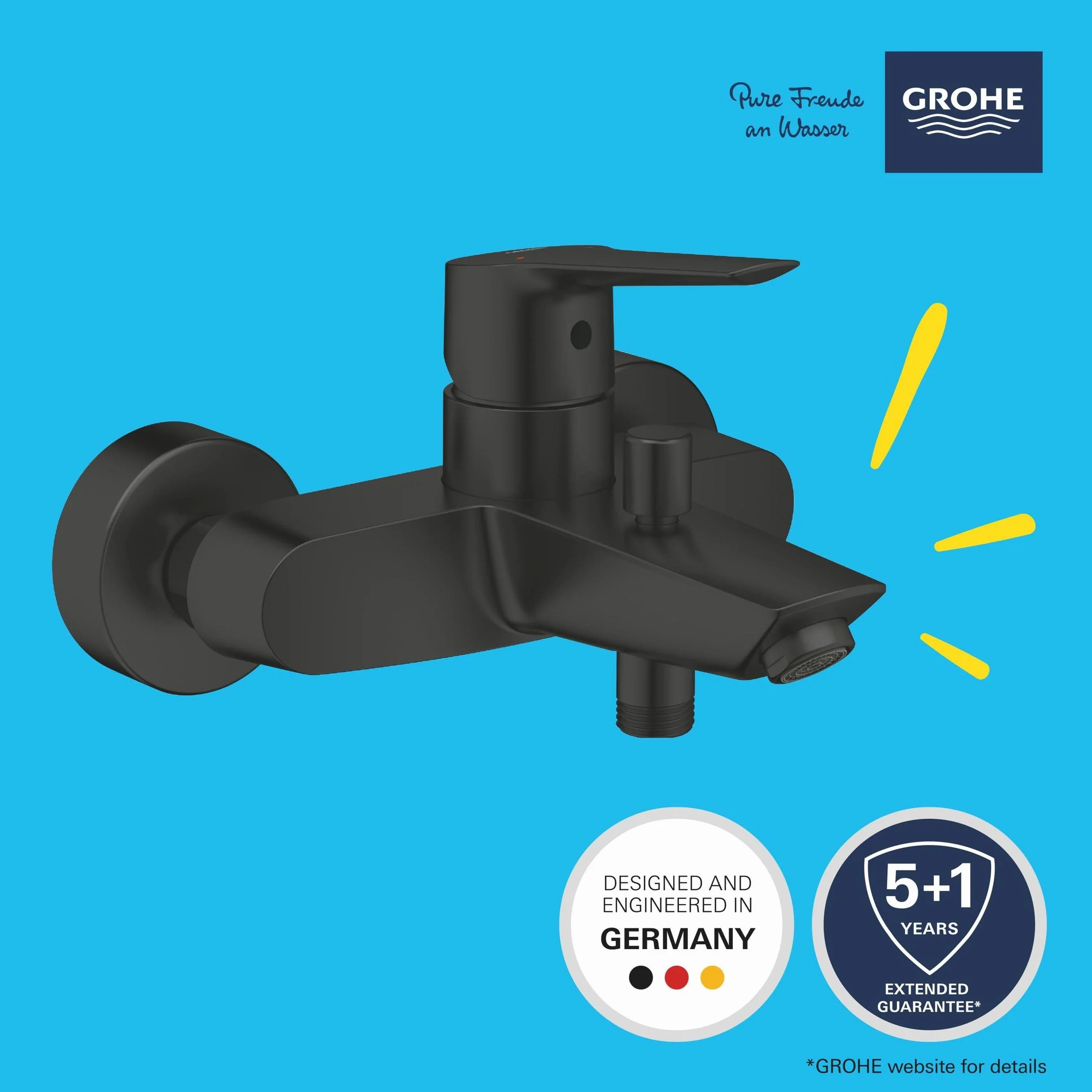 GROHE Start bateria wannowa jednoręczna matowa czerń 322782432