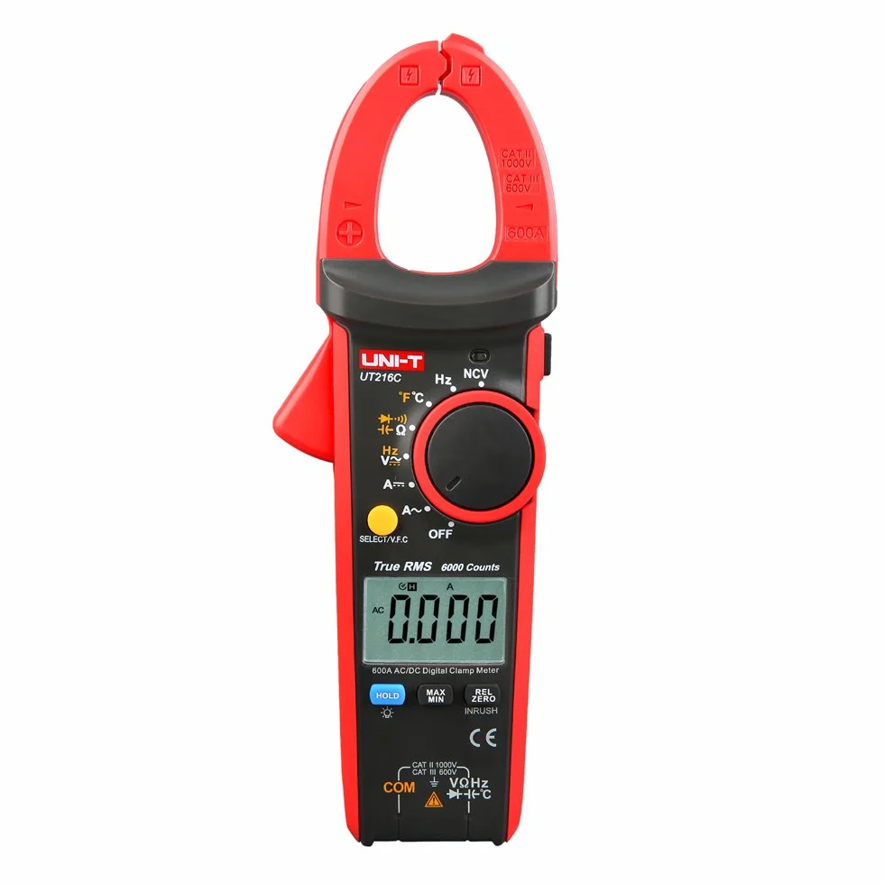 UNI-T UT216C 600A True RMS Digital Clamp Meter Multimeter Auto Range