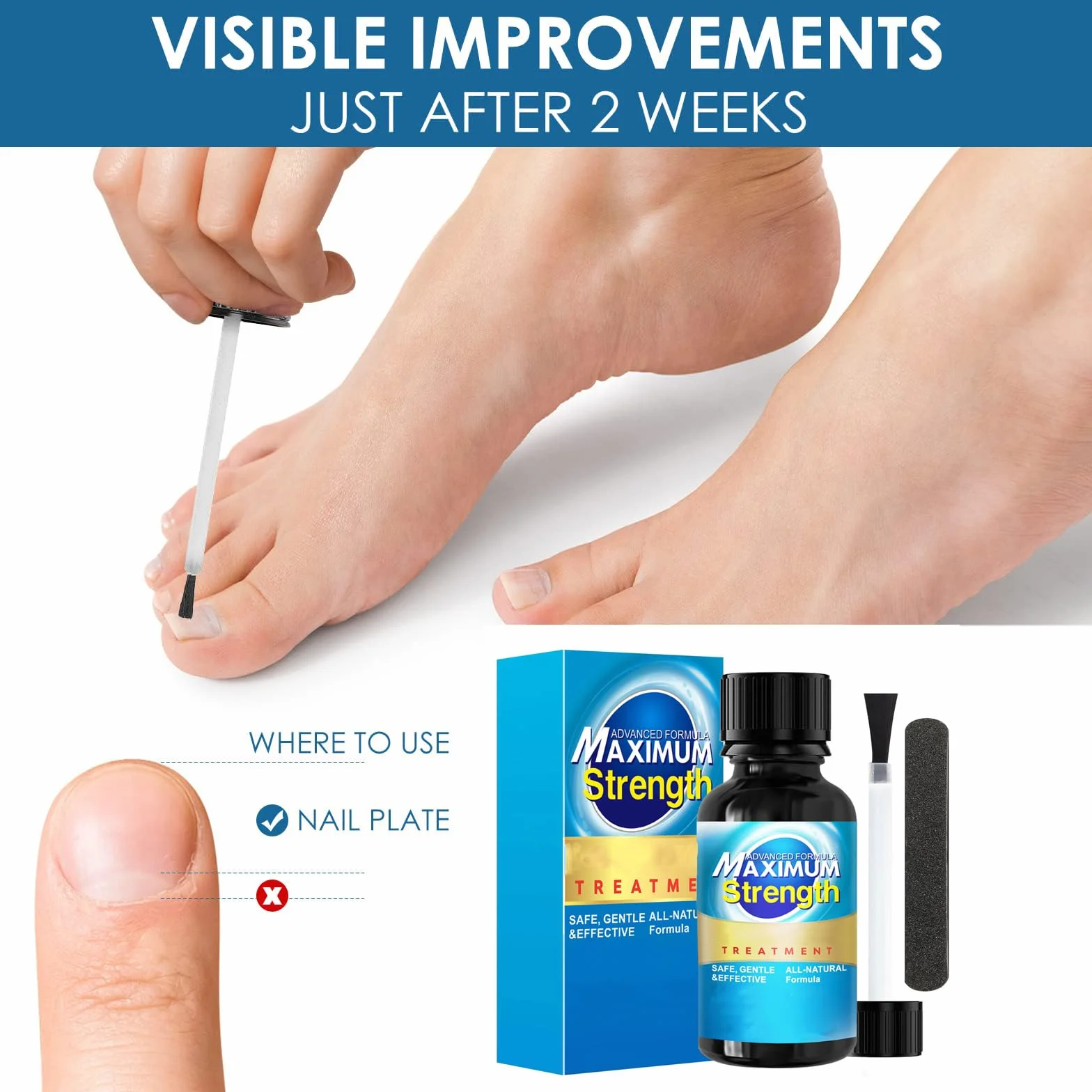 Easy to use, Suitable for use on feet 220 Fl Oz