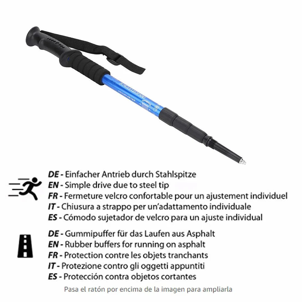 4 szt. Alpenstock gumowe wskazówki spacerowe do kijów turystycznych, zapasowe kije do kijów turystycznych Alpenstock