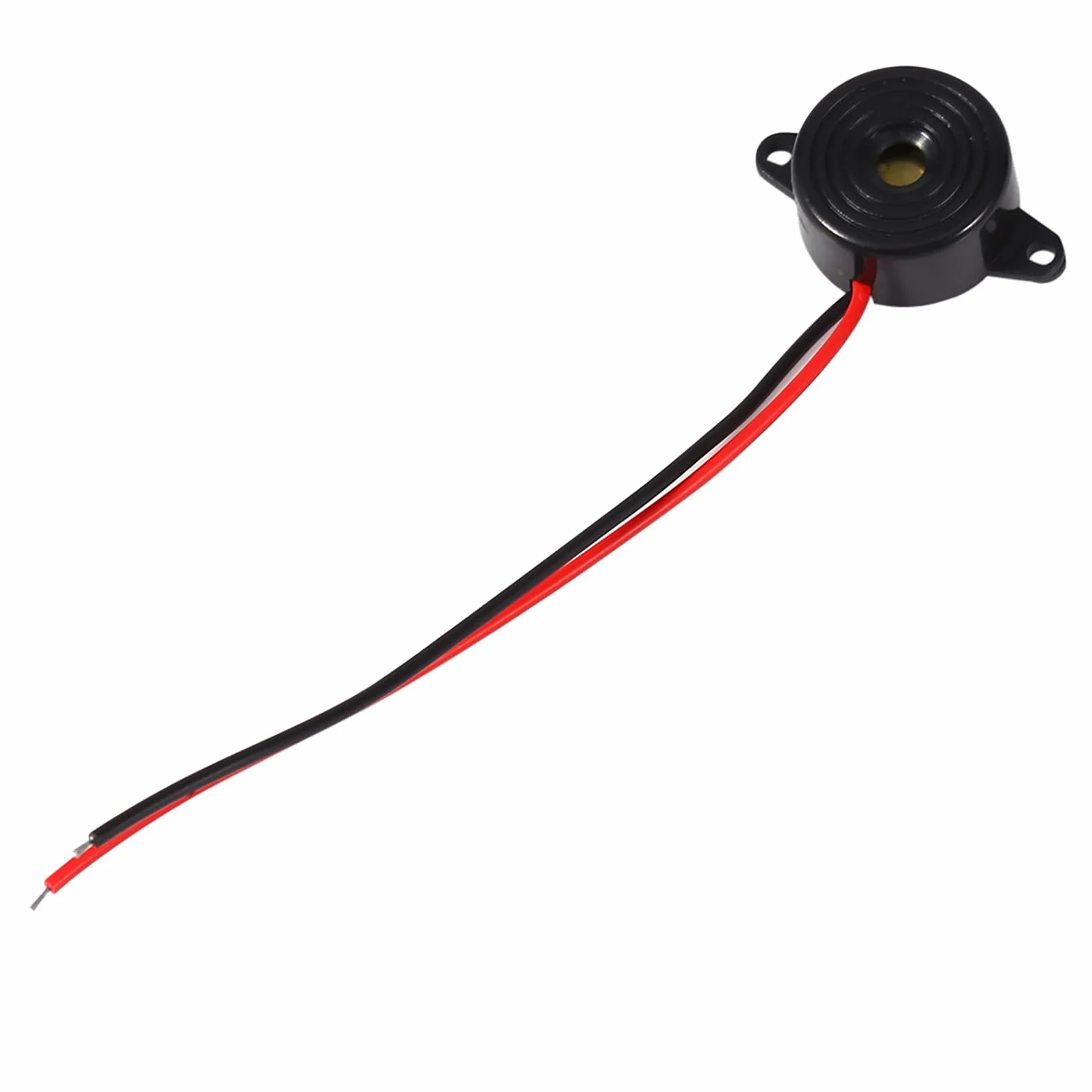 Buzzer Alarmowy, DC 3 do 24V Piezoelektryczny Buzzer Alarm Ciągły Dźwięk Długość Kabla 100mm Aktywny Piezoelektryczny Buzzer Alarm, Piezoelektryczne Przetworniki