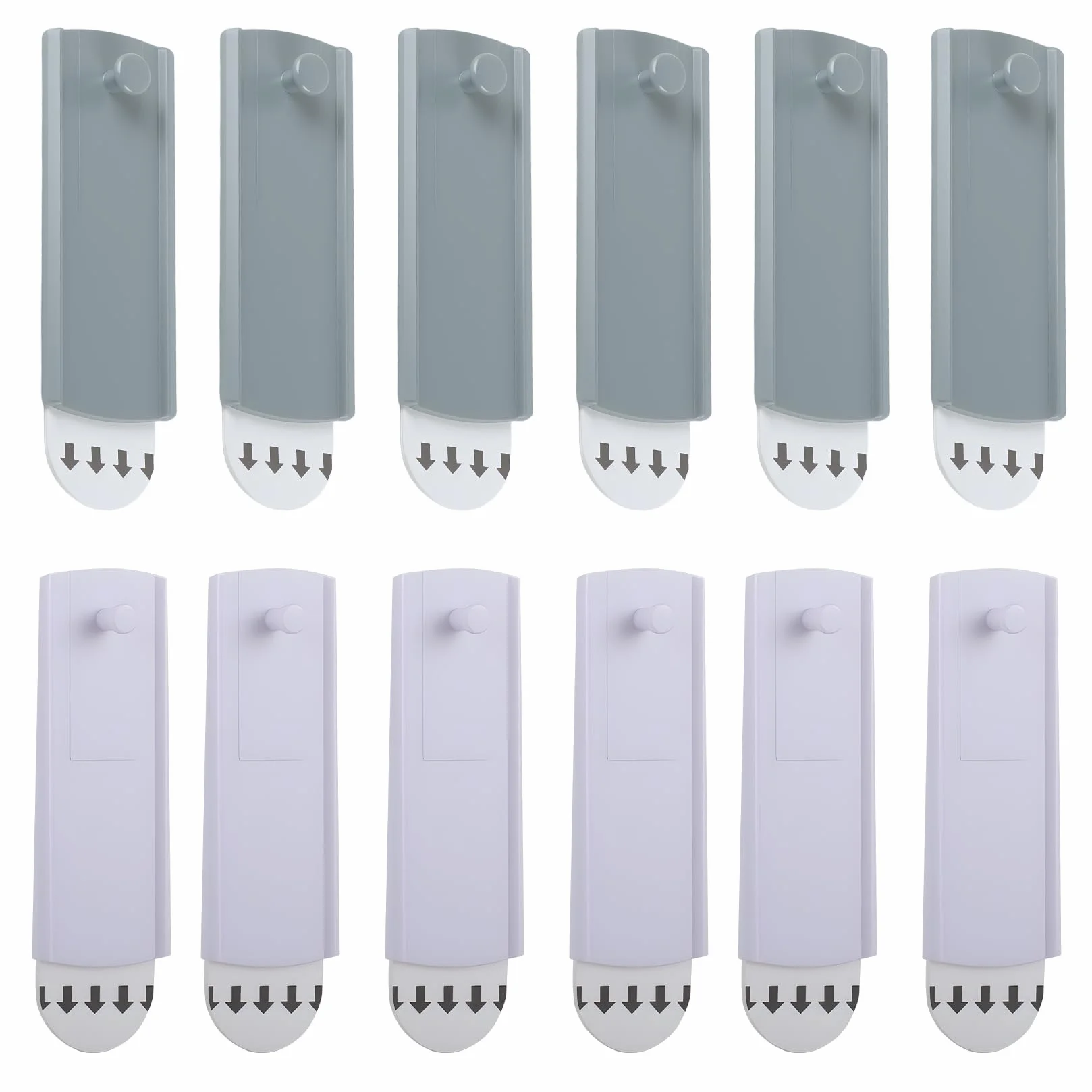 Samoprzylepne haczyki do ramek na zdjęcia, zestaw 12 sztuk, mocny klej, bez wiercenia