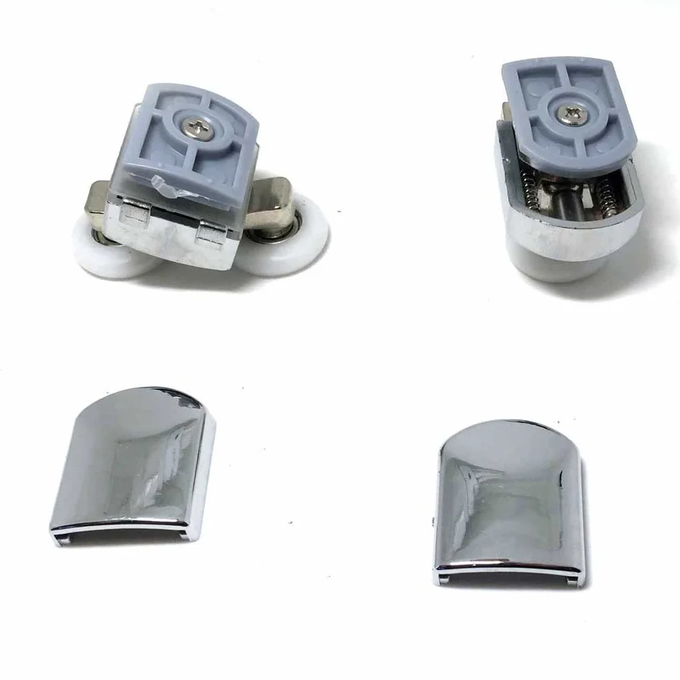 Zestaw 8 kółek do drzwi prysznicowych CY-908AB 20-27 mm ze stopu cynku