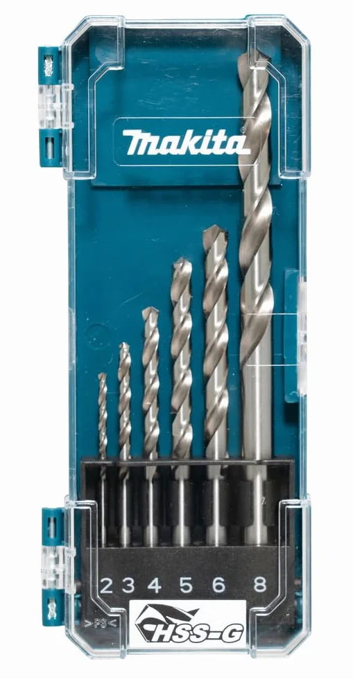 Makita 6-częściowy zestaw wierteł do metalu D-75742
