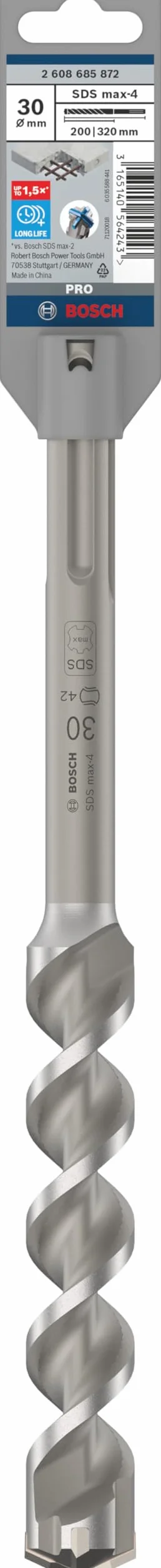 Bosch Professional Wiertło SDS max-4 30 x 200 x 320 mm do betonu