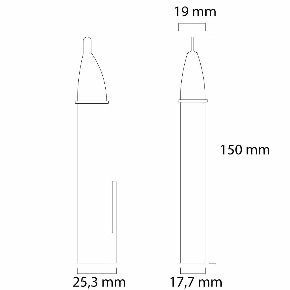 OcioDual AC 90-1000V Cat III 3 bezdotykowy czujnik napięcia z diodą LED