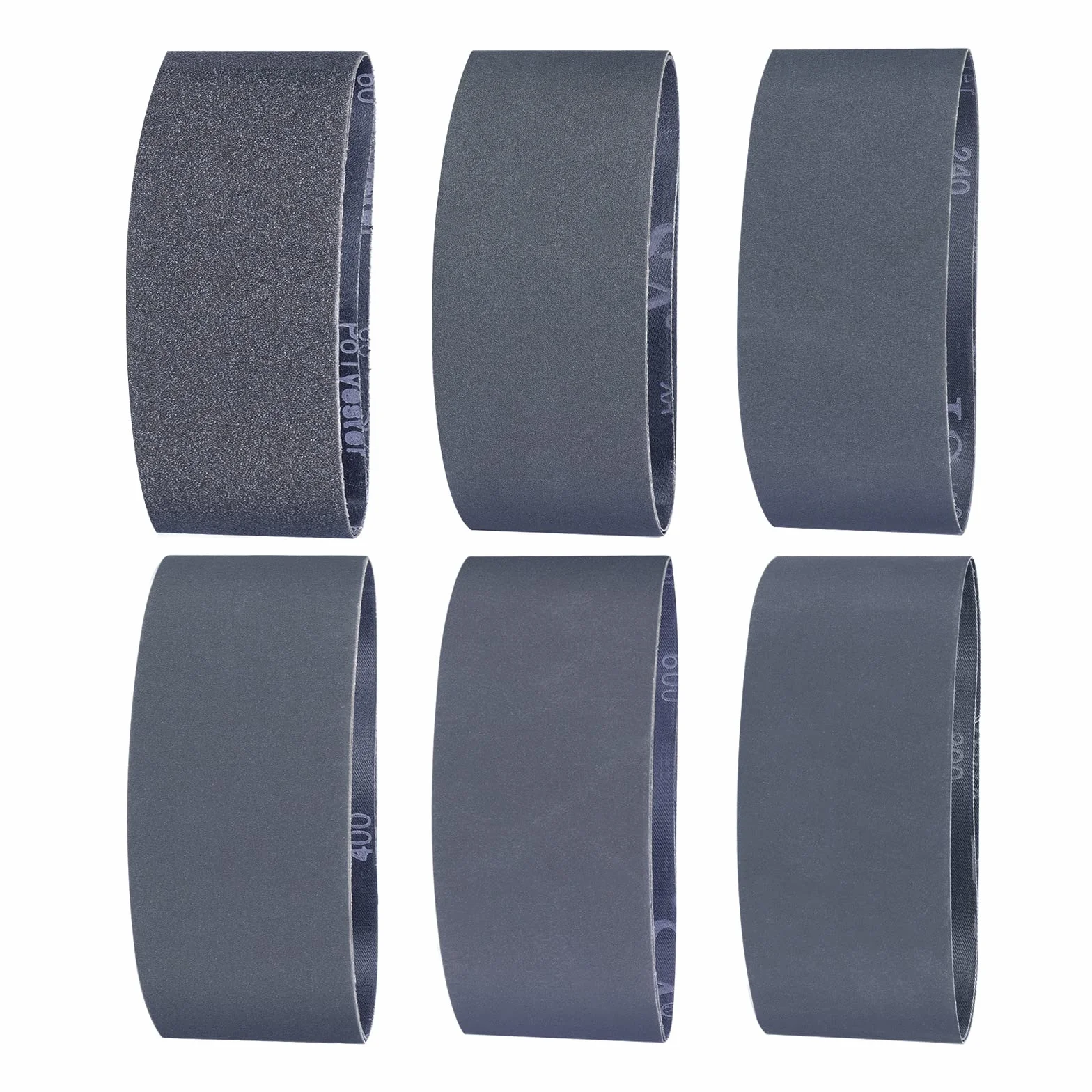 Taśma szlifierska 75 x 533 mm 12 szt. węglik krzemu 60/120/240/400/600/800 ziarnistości do ostrzenia noży