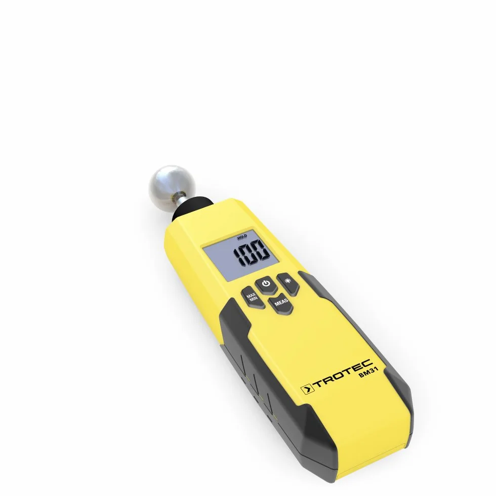 TROTEC BM31 Wilgotnościomierz elektryczny wskaźnik wilgotności do ścian podłóg sufitów