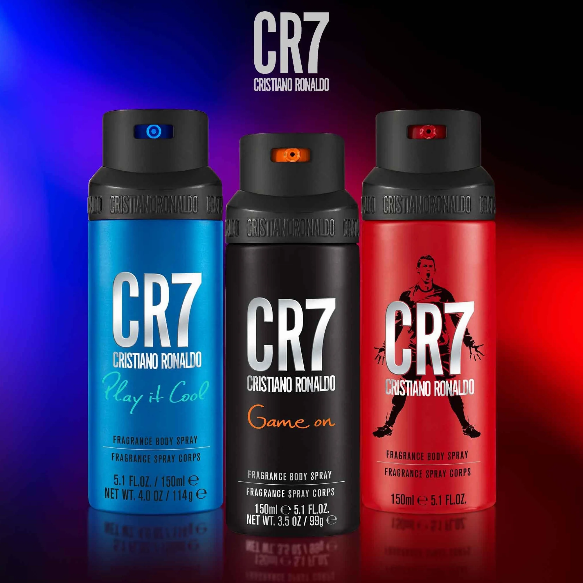 Cristiano Ronaldo Play It Cool Body spray 150 ml