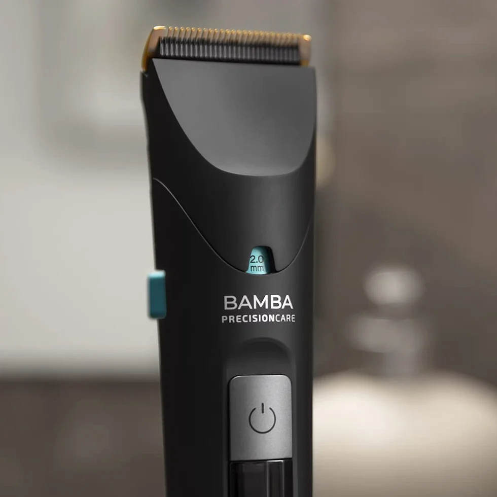 Cecotec Maszynka do strzyżenia włosów Bamba PrecisionCare Wet&Dry. ostrza Stal nierdzewna z powłoką tytanową, Bateria litowa, Autonomia do 120 min, Długość 0,5-30 mm, 8 grzebieni