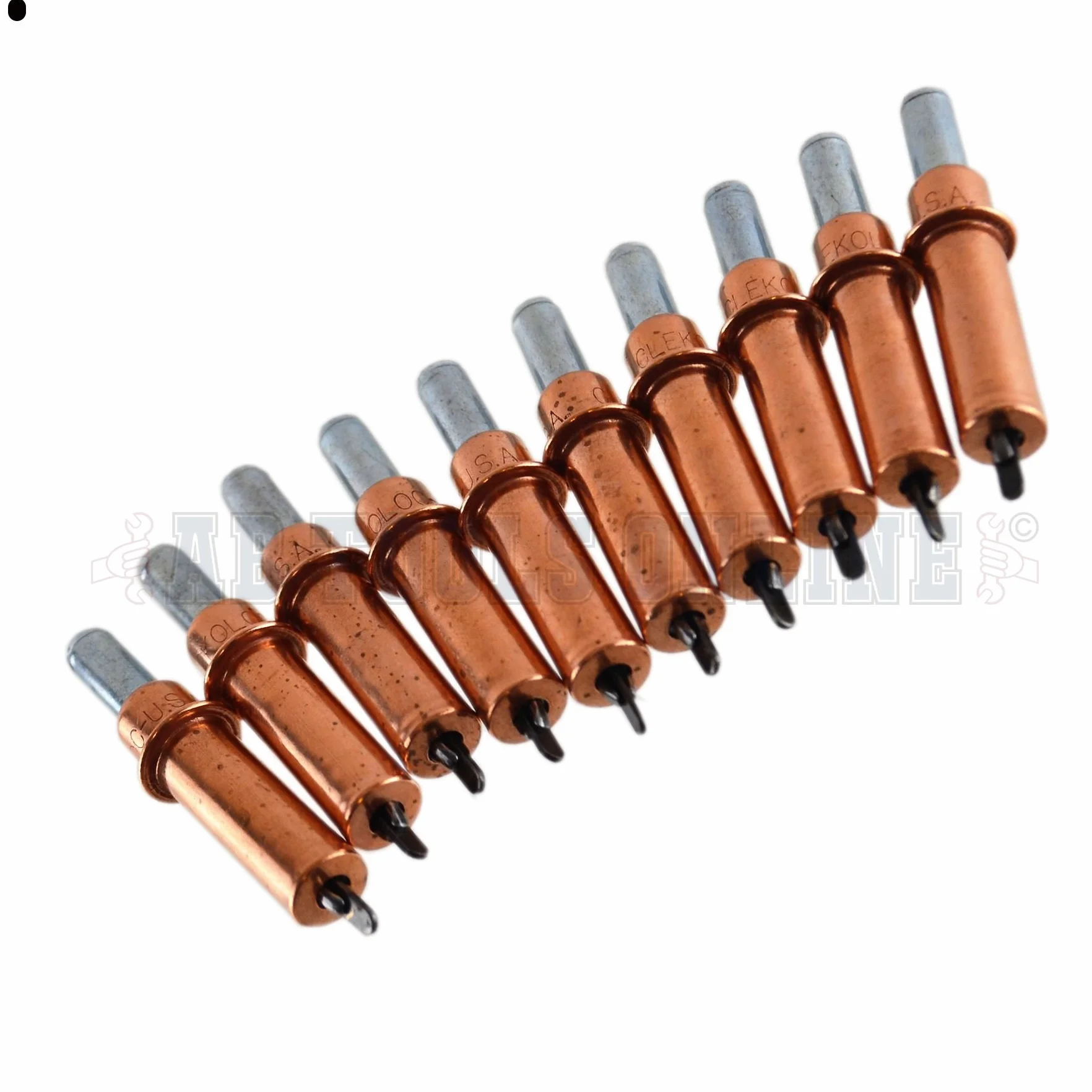 AB Tools Urządzenia tymczasowe mocowanie Cleco skóra szpilki metalowe blachy chwyta 1/8" urządzenie mocujące 10 opakowanie