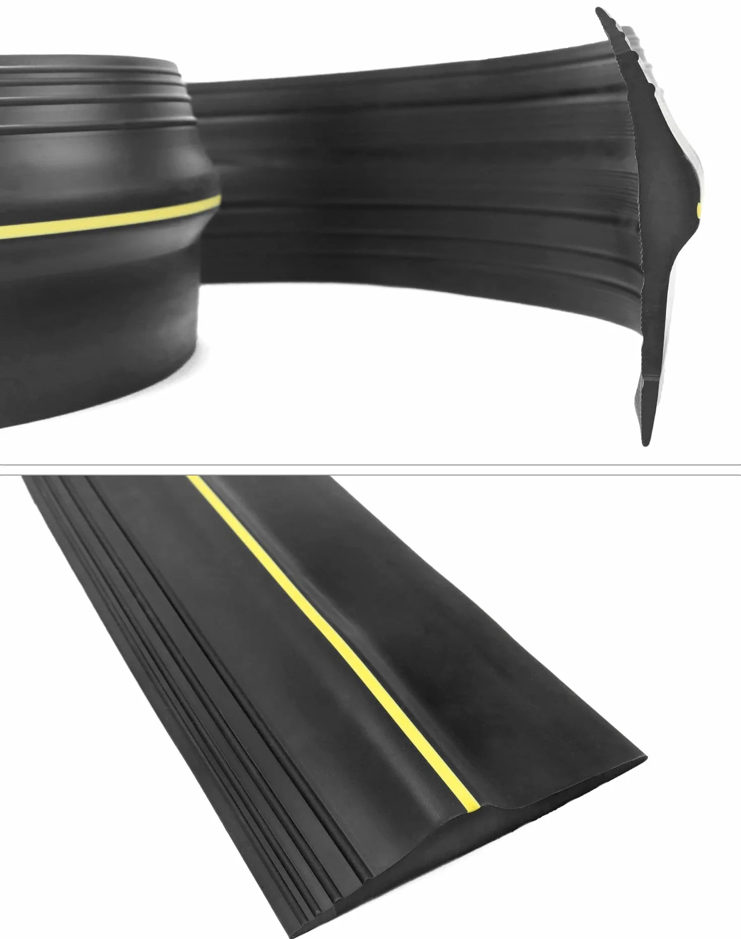 QWORK® 6M uszczelka progu drzwi garażowych gumowa odporna na warunki atmosferyczne