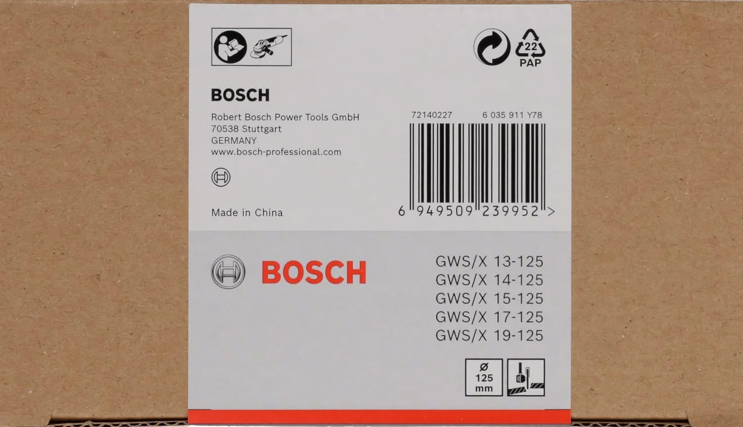 Bosch osłona ochronna do cięcia Ø 125 mm do szlifierki kątowej GWS/X 13-125