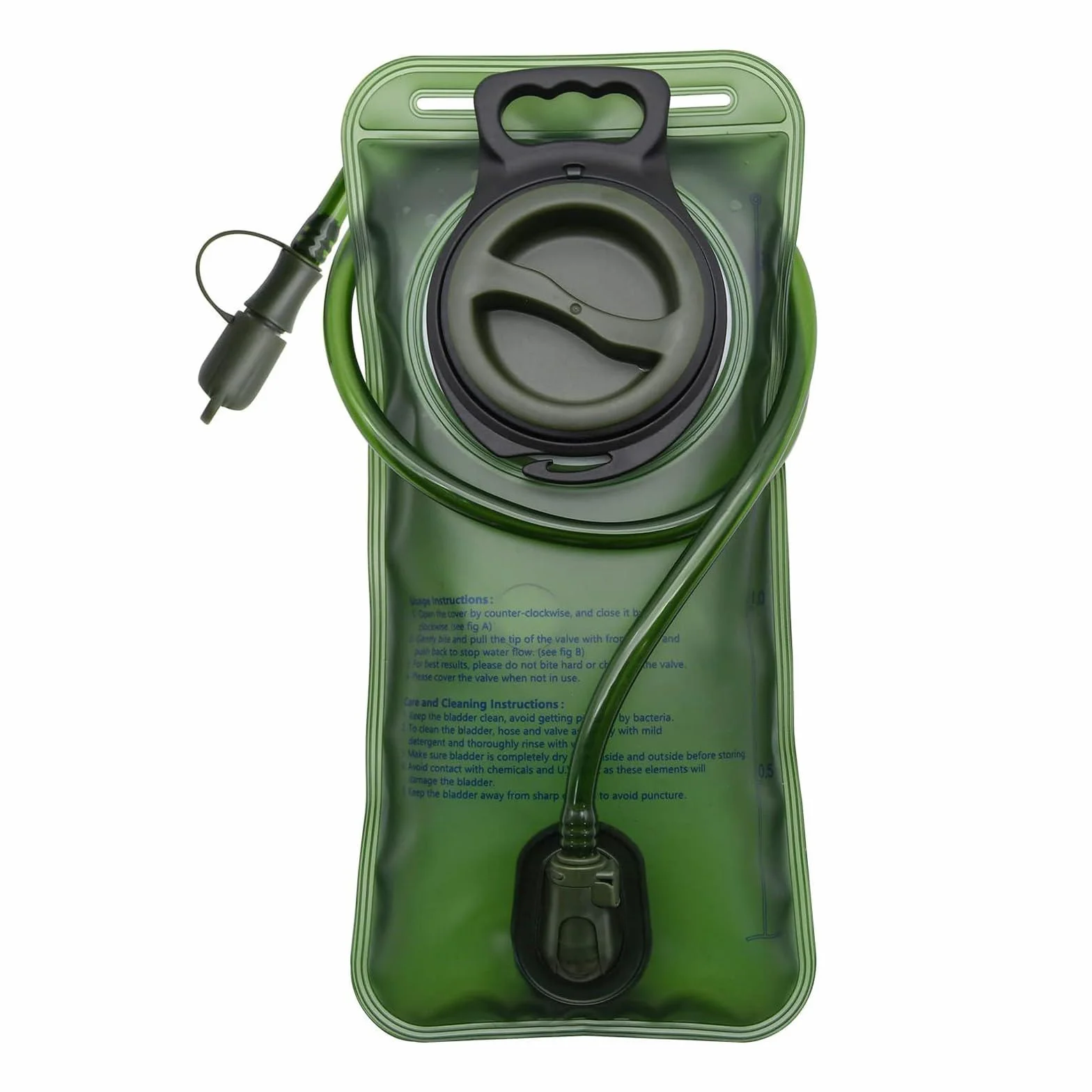 Bukłak do picia, 2,5 l, z wężem, przenośny worek do picia, worek do plecaka, super lekki, szczelny, z wężem, zapasowy bukłak, do aktywności na świeżym powietrzu, wędrówek, biegania, jazdy na rowerze