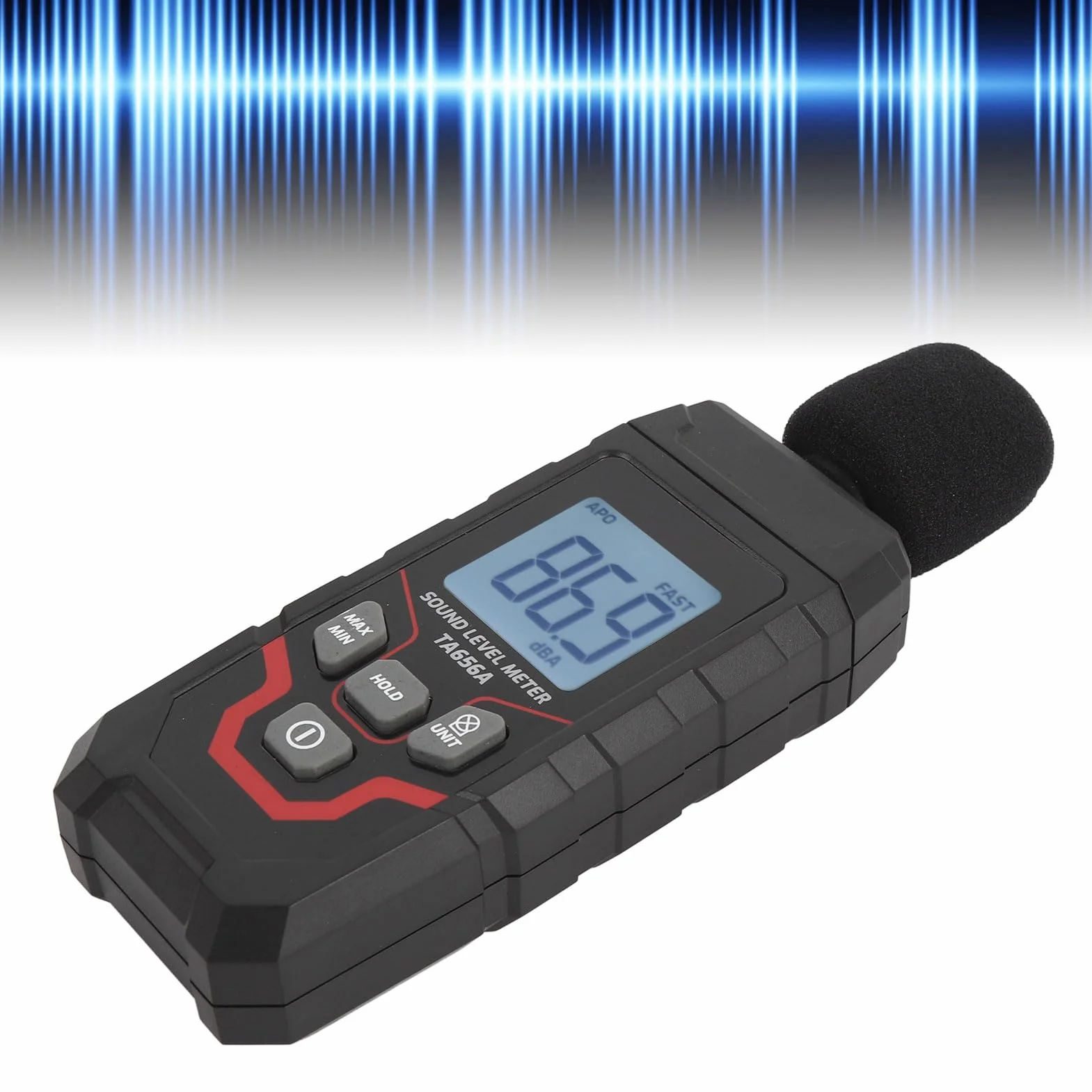 SEAFRONT Miernik Decybeli Przenośny 30-130 DBA Dokładność ±1,5 DB