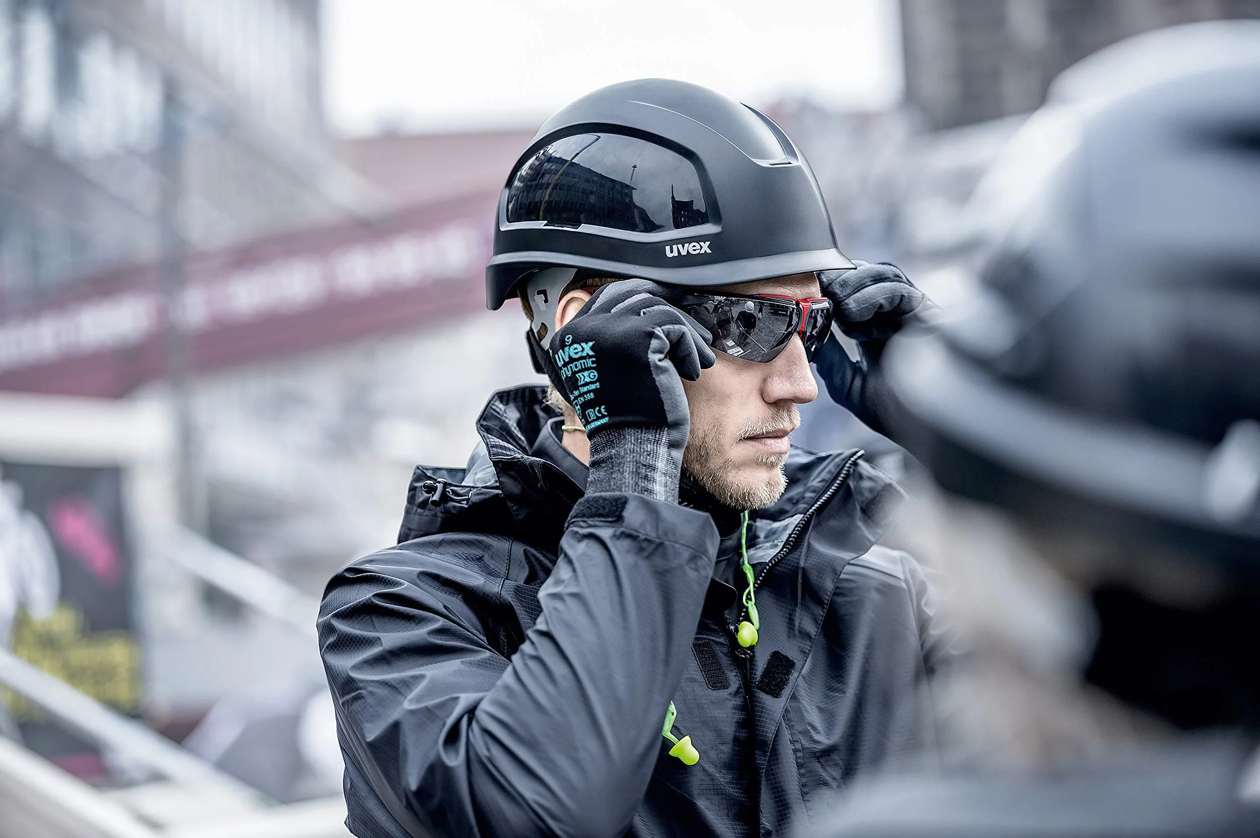 Uvex 9772034 Kask ochronny damski/męski - Kask budowlany dla dorosłych - Biały