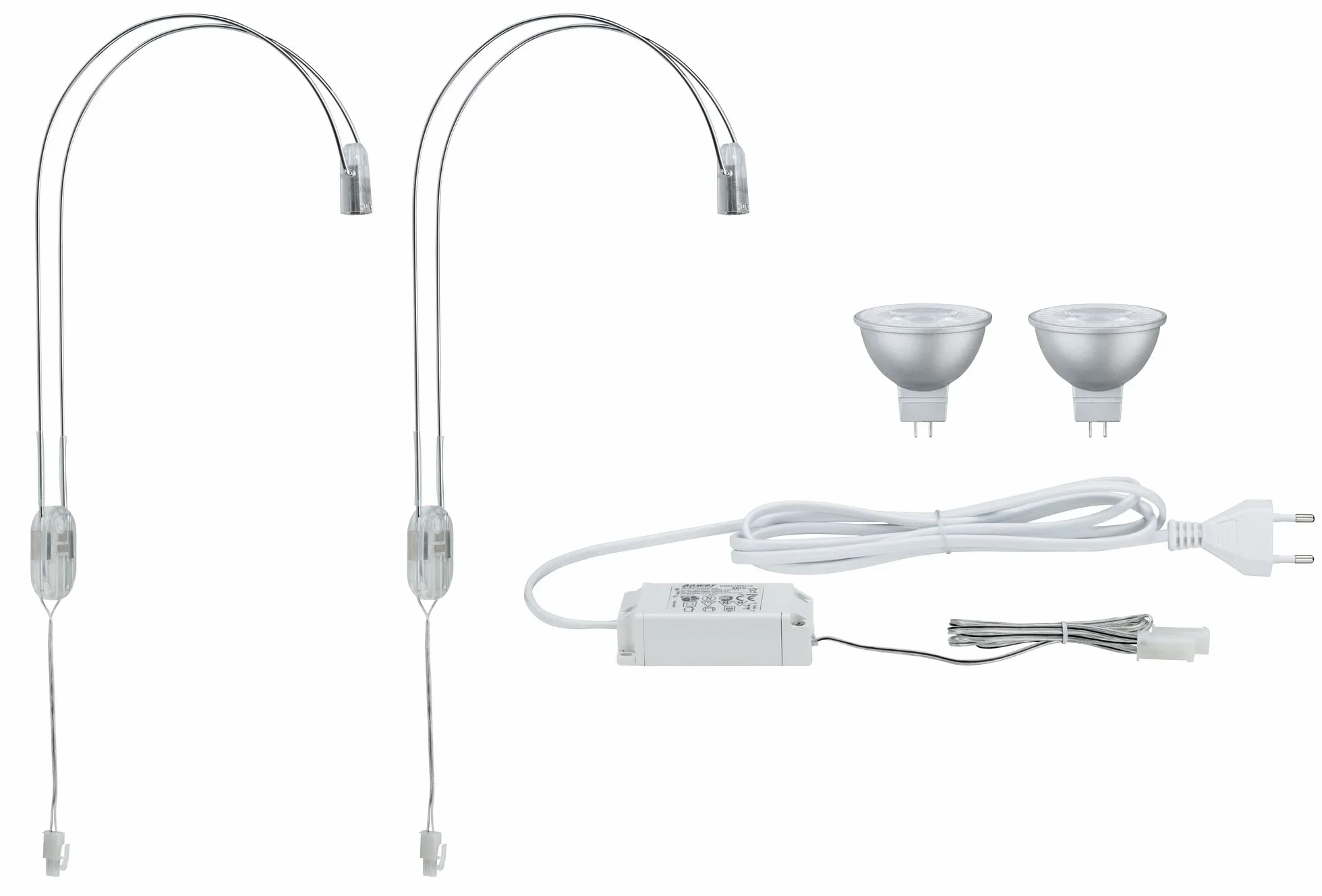 Paulmann Galeria oprawa do lustra LED lampy łazienkowe chrom 2x4 W GU5,3