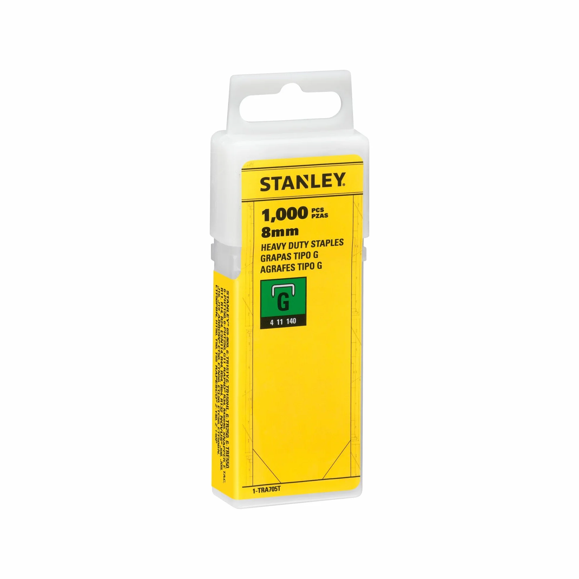 Stanley Zszywki G 4/11/140 8 mm 1000 sztuk do zszywacza 1-TRA705T