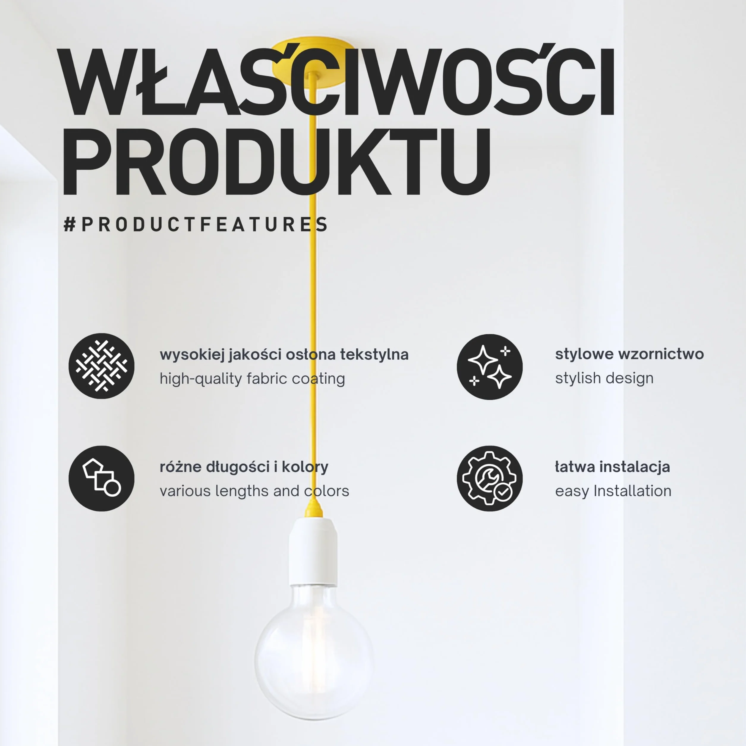 smartect Juta Kabel Tekstylny, 5 Metrów, 2 Żyłowy (2 x 0,75 mm²) do Własnych Projektów DIY