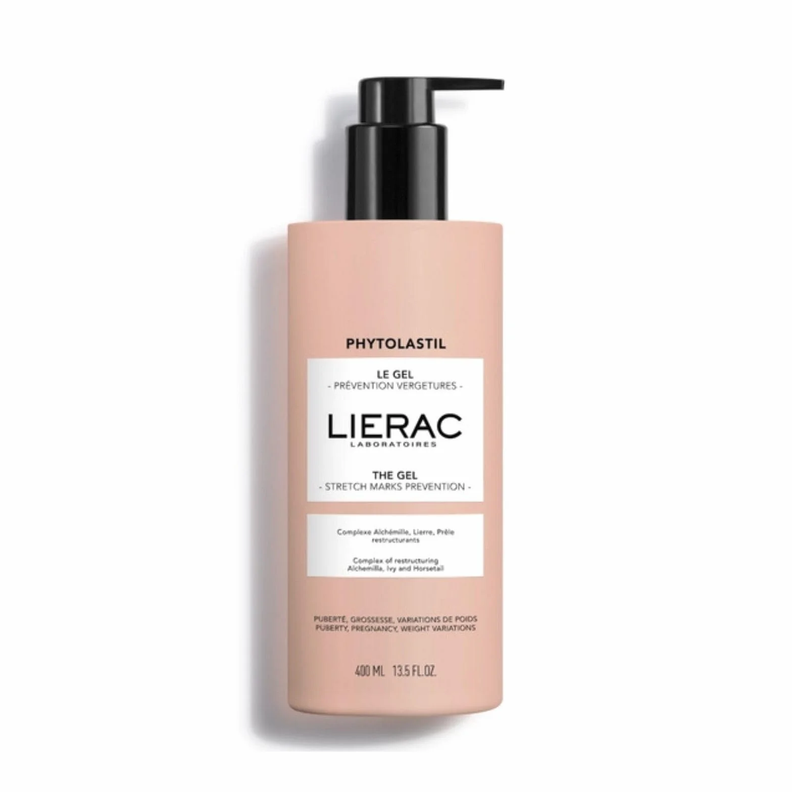 Lierac Phytolastil żel do zapobiegania rozstępom, do wszystkich rodzajów skóry, 400 ml
