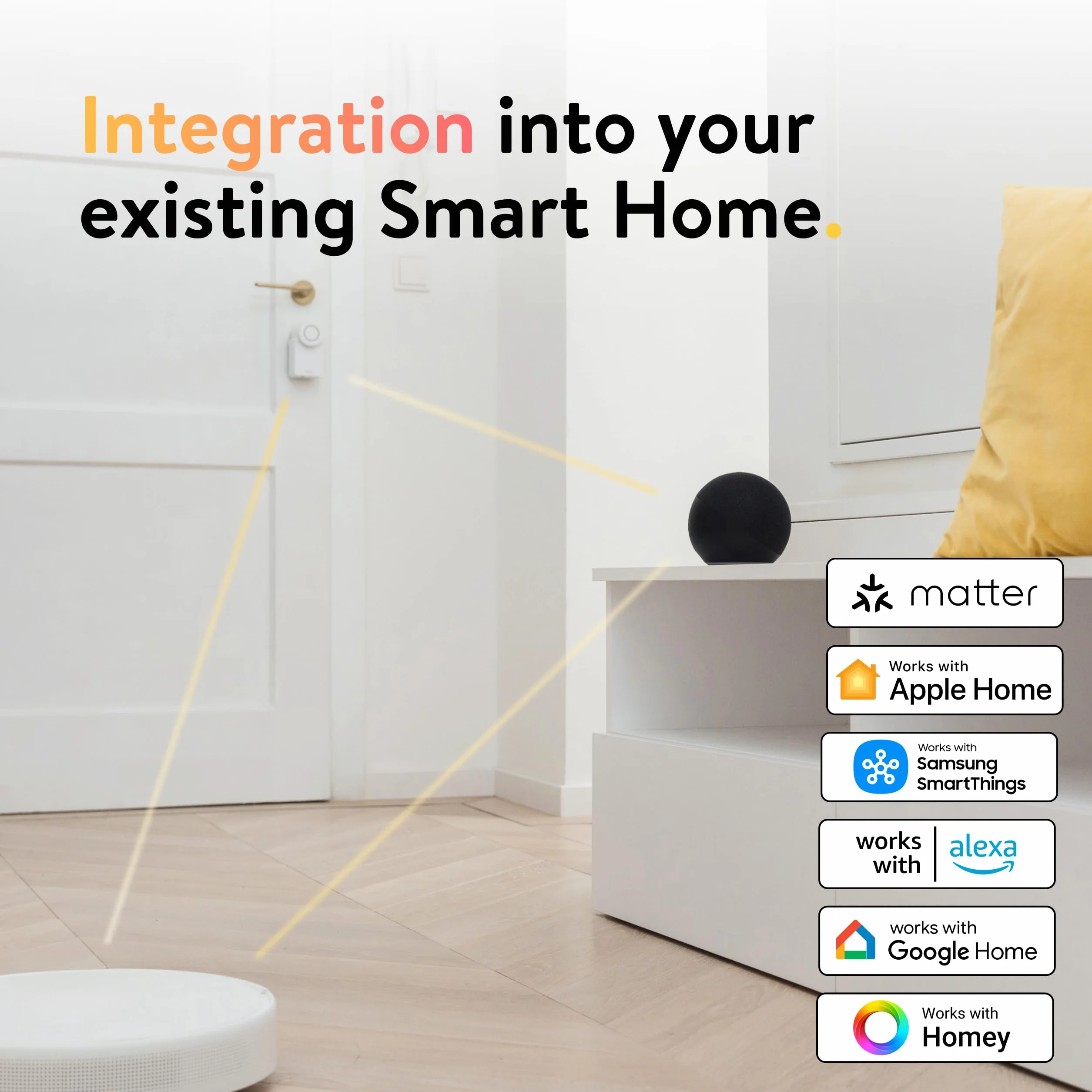 Nuki Smart Lock Go i Keypad 2025 Bezkluczykowy system otwierania drzwi Auto Unlock kod Sterowanie aplikacją Kompatybilny z Alexa Apple Google