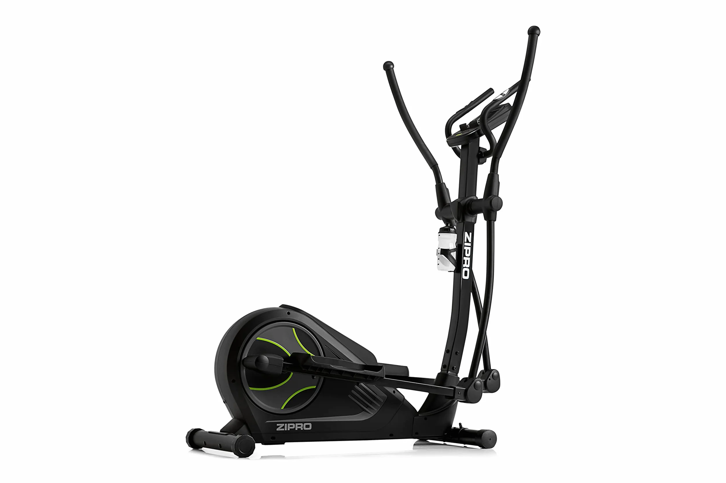 Zipro Heat | Home Magnetyczny orbiter do 150 kg | iConsole+ 8-stopniowy system oporu | trenażer domowy mierzy tętno, kalorie, prędkość | w kolorze czarnym