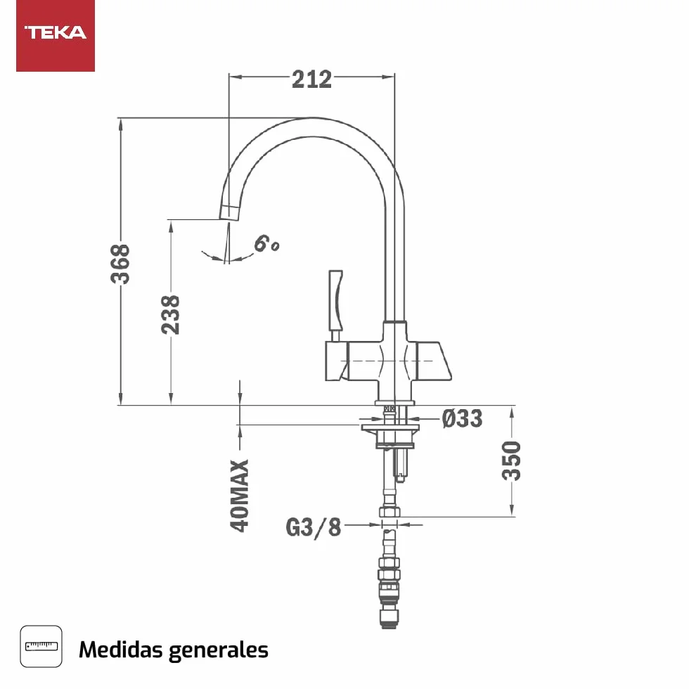 Teka Os 200 Tap Chrome