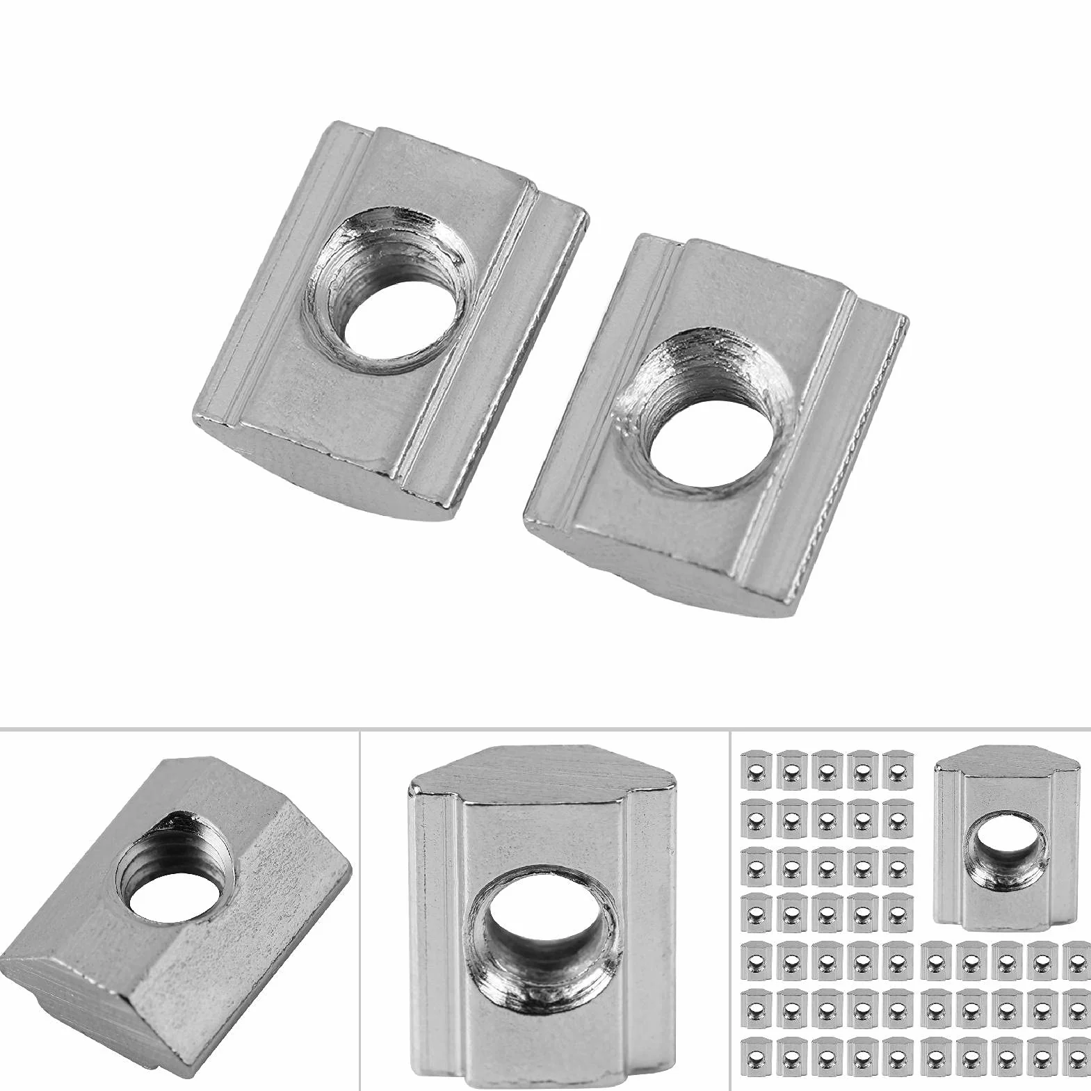 Nakrętka mocująca T do profilu aluminiowego M5 20 sztuk stal węglowa seria 2020/3030