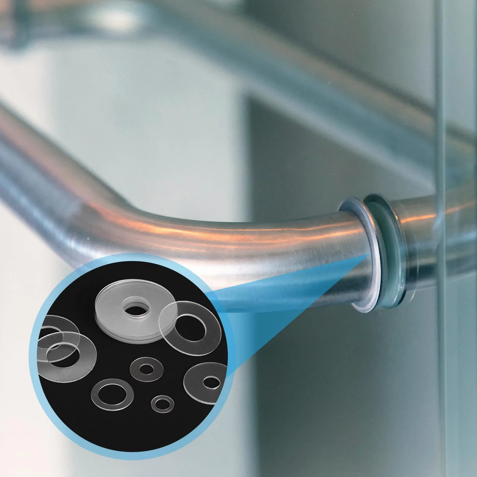 QUARKZMAN 80 sztuk M3 PVC przezroczyste płaskie podkładki 3 mm ID 6 mm OD 0,3 mm grubość uszczelki