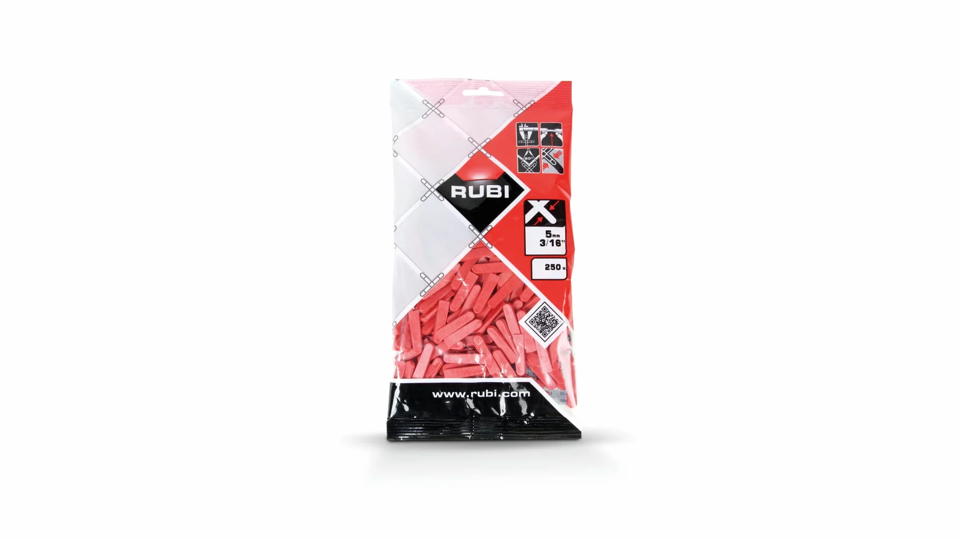 Kliny do prac z płytkami 5 mm łącznie 250 szt.